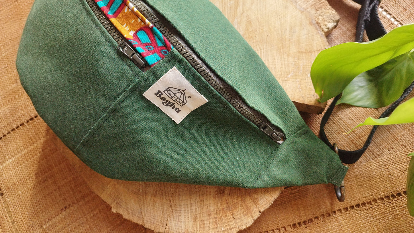 NOMADE - le sac banane XXL - Baghu - Sac artisanal belge Ethnique