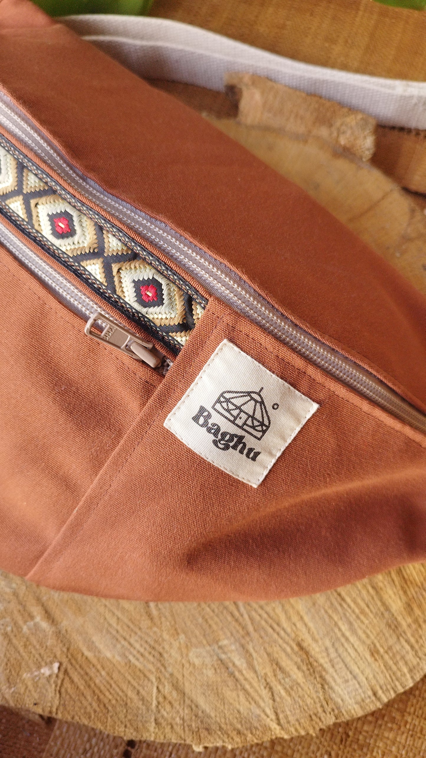 NOMADE - le sac banane XXL - Baghu - Sac artisanal belge Ethnique (Copie)