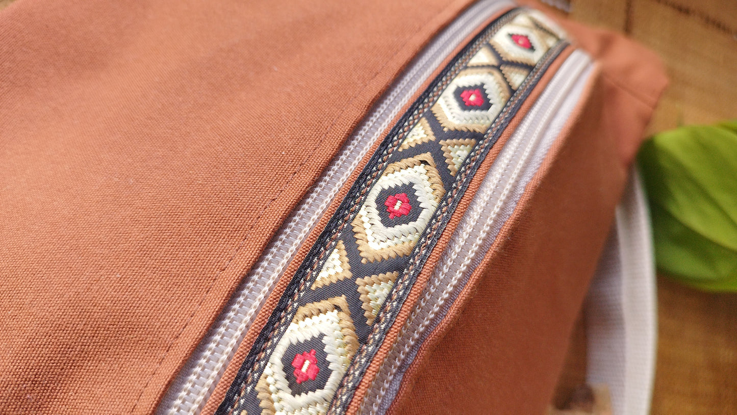 NOMADE - le sac banane XXL - Baghu - Sac artisanal belge Ethnique (Copie)