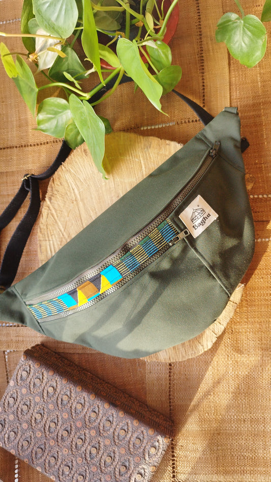 NOMADE - le sac banane XXL - Baghu - Sac artisanal belge Ethnique