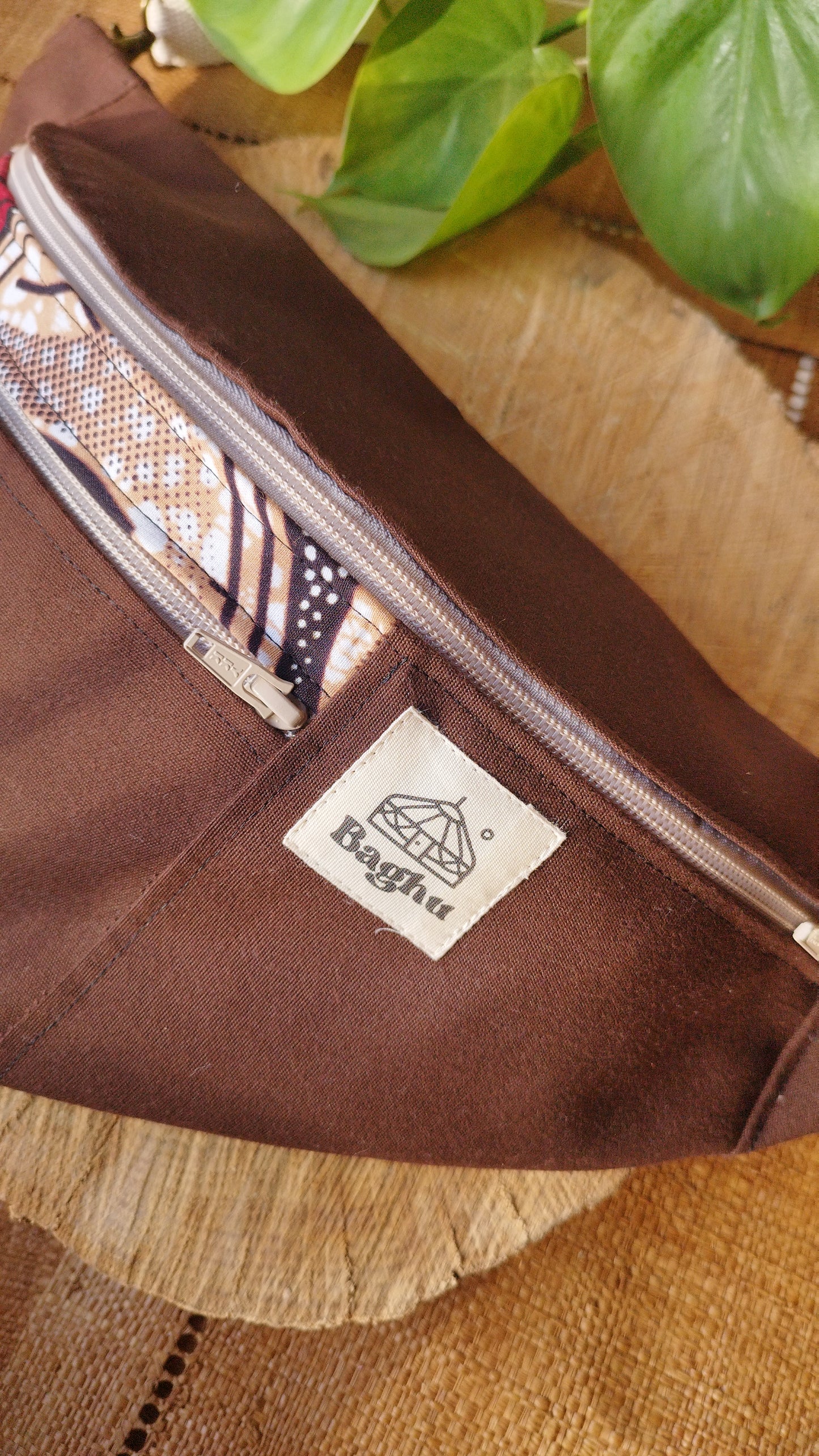 NOMADE - le sac banane XXL - Baghu - Sac artisanal belge Ethnique