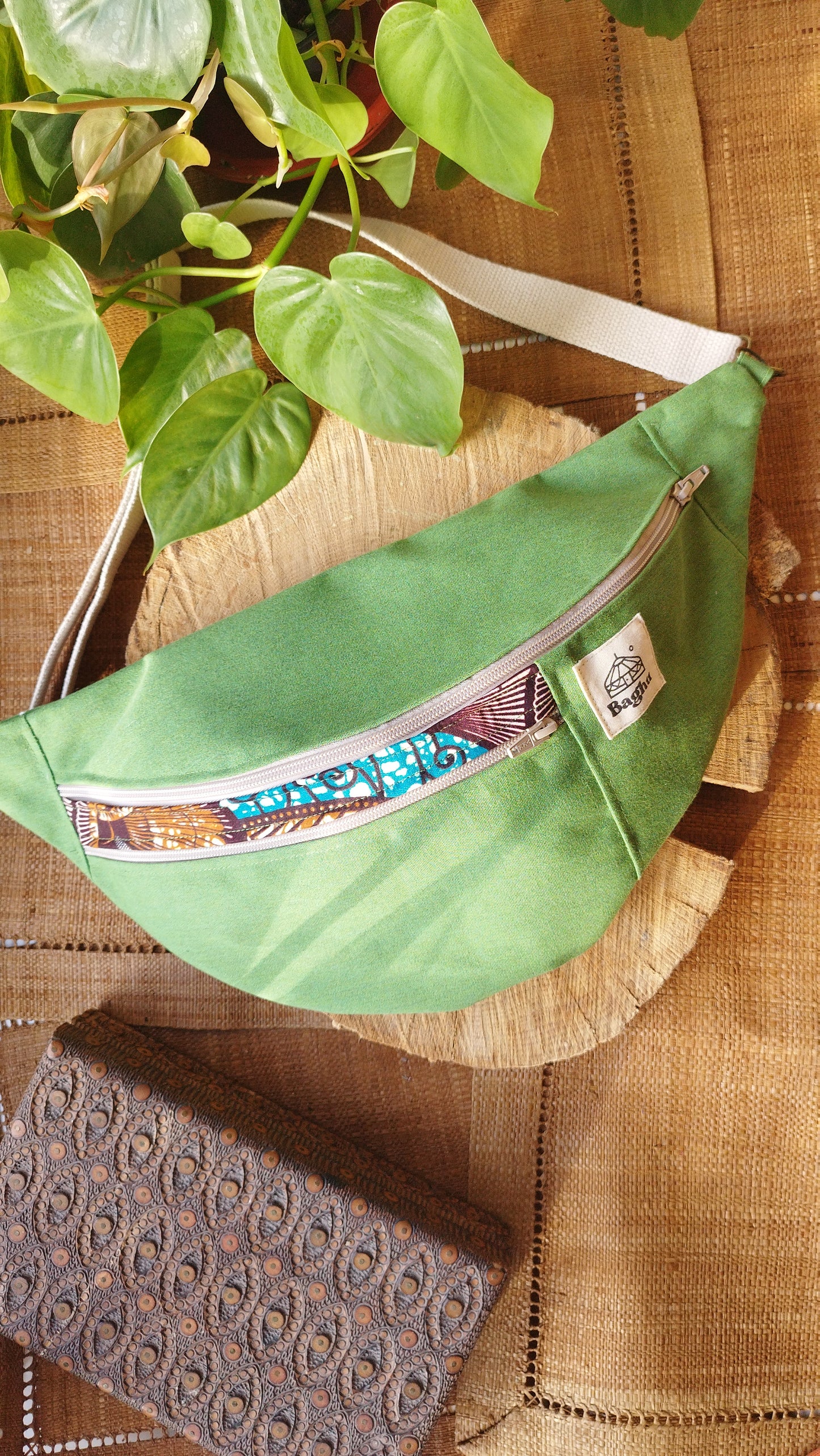 NOMADE - le sac banane XXL - Baghu - Sac artisanal belge Ethnique