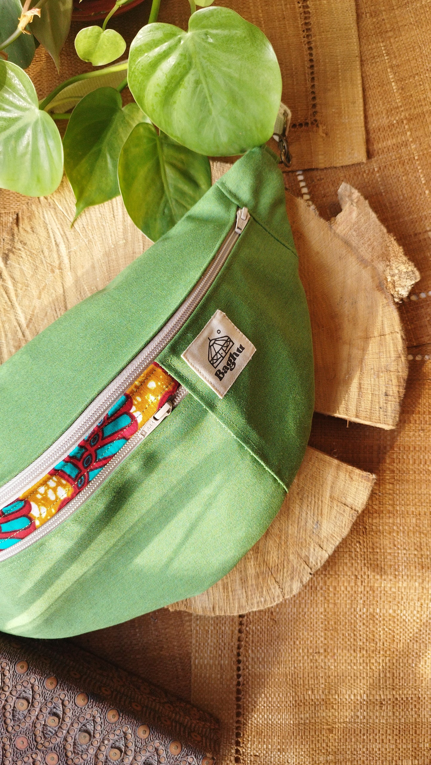 NOMADE - le sac banane XXL - Baghu - Sac artisanal belge Ethnique