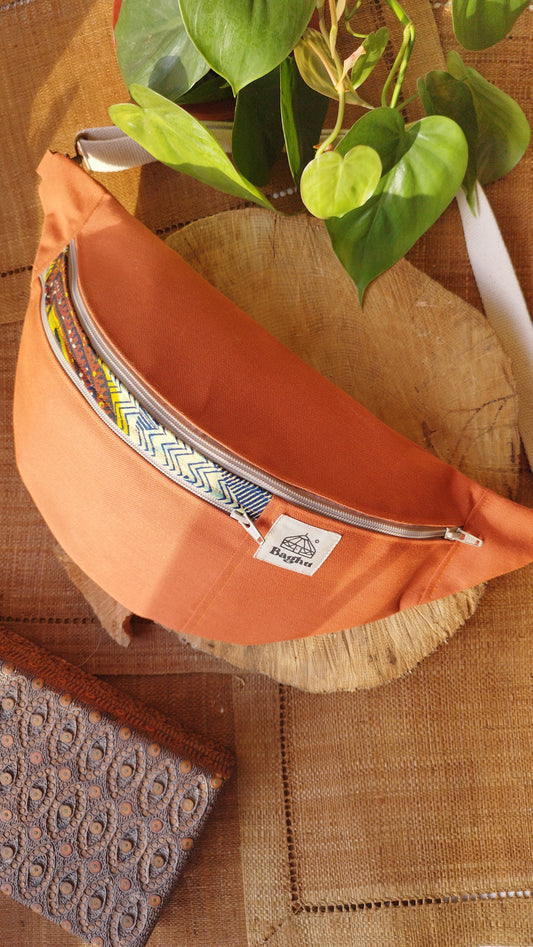 NOMADE - le sac banane XXL - Baghu - Sac artisanal belge Ethnique