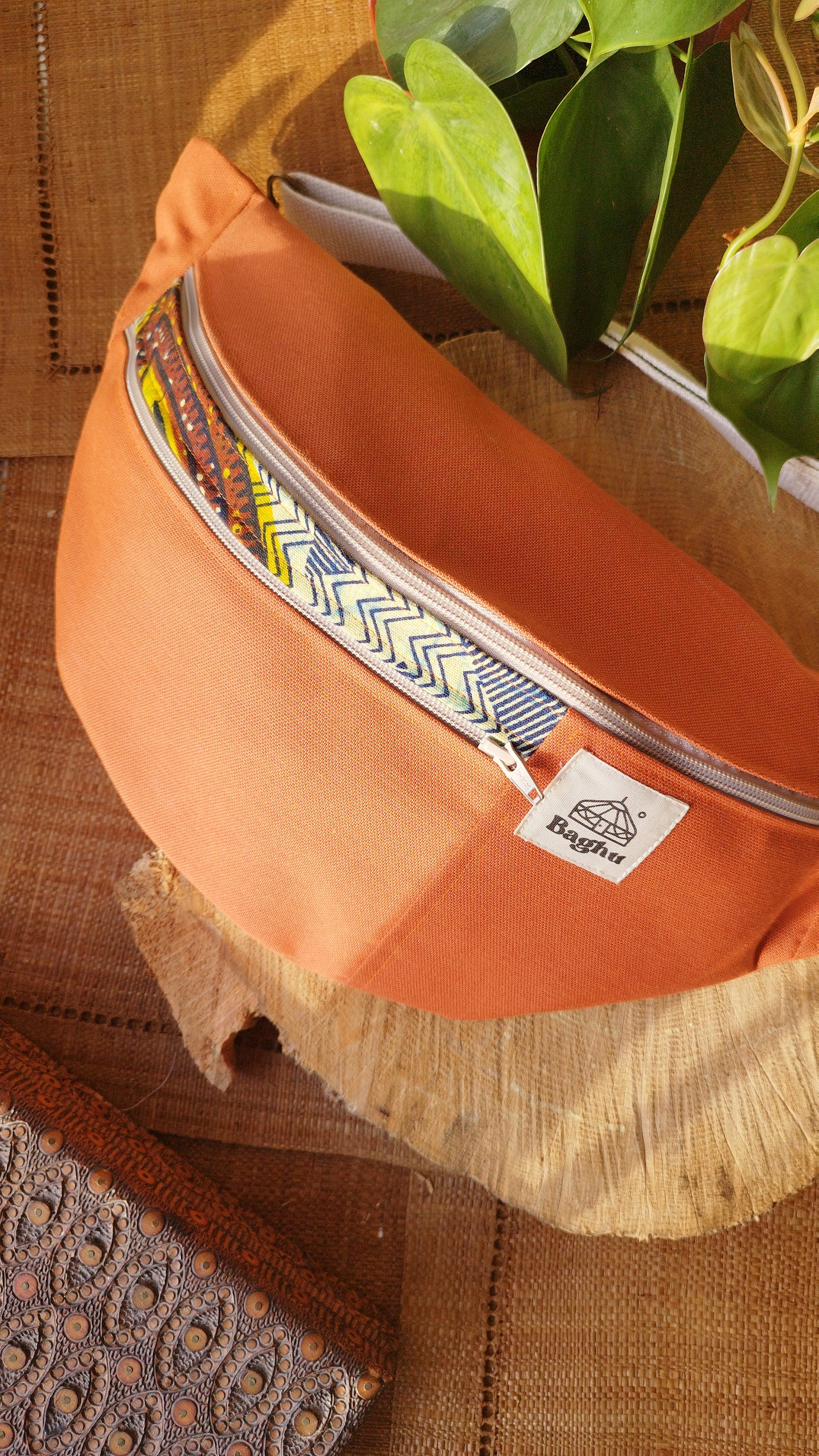 NOMADE - le sac banane XXL - Baghu - Sac artisanal belge Ethnique