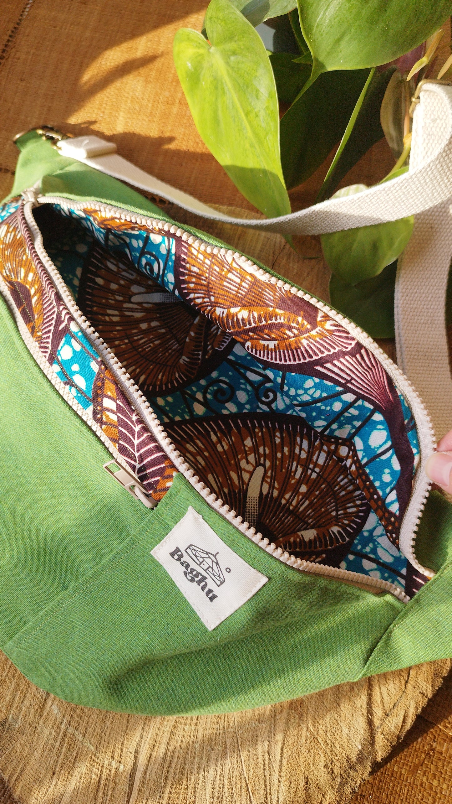 NOMADE - le sac banane XXL - Baghu - Sac artisanal belge Ethnique