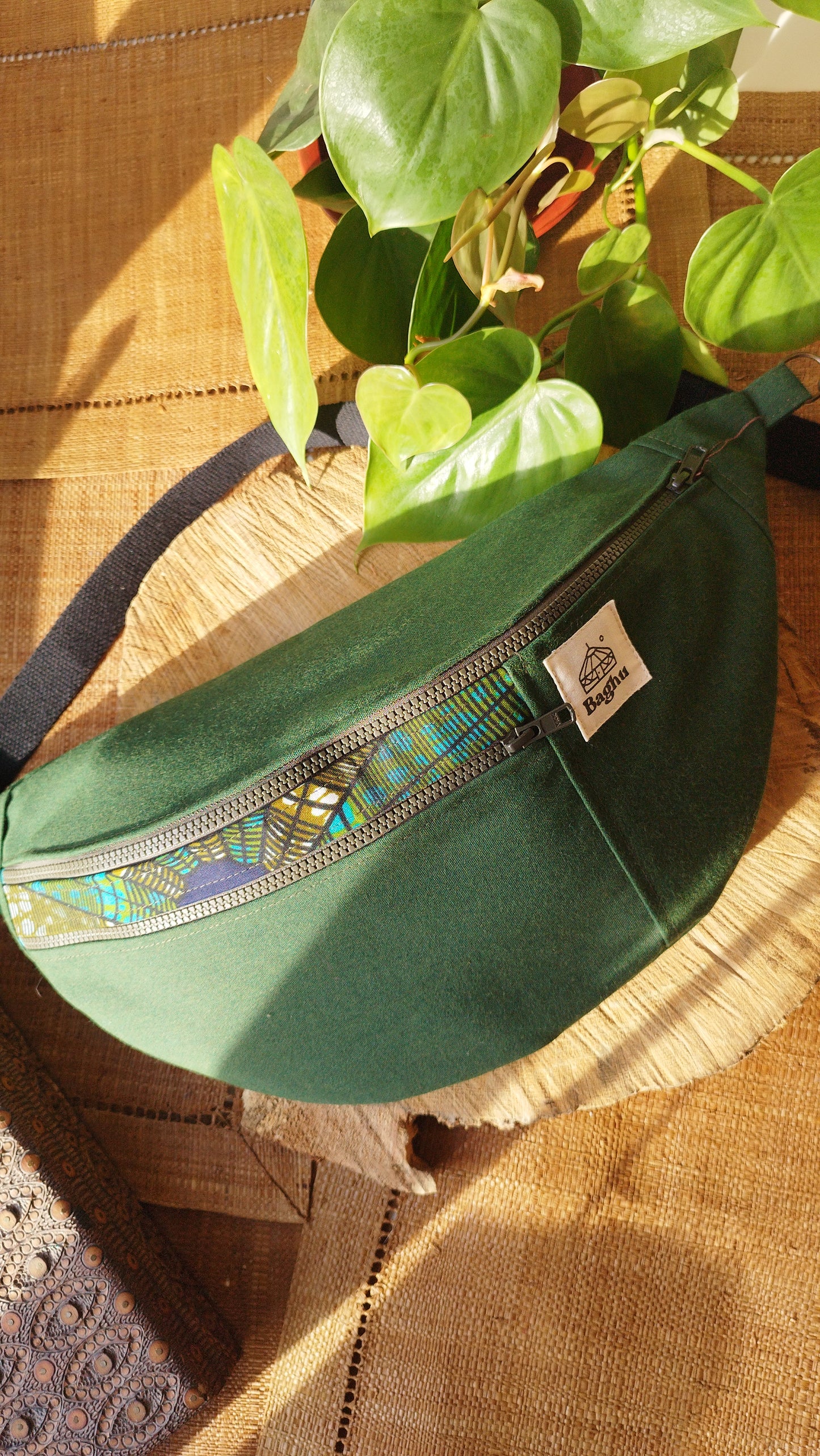 NOMADE - le sac banane XXL - Baghu - Sac artisanal belge Ethnique