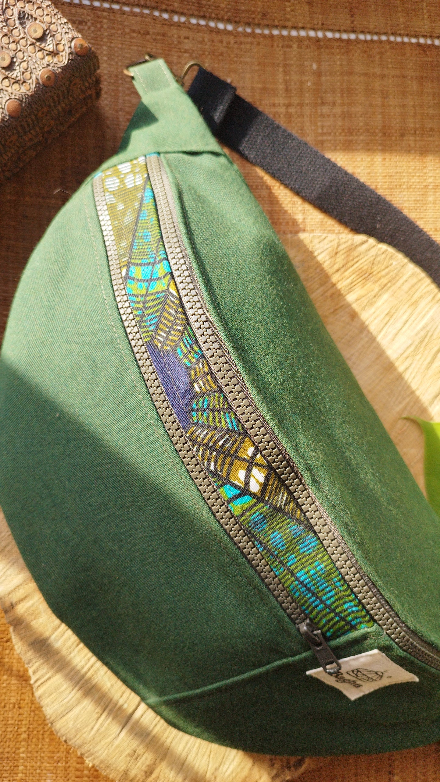 NOMADE - le sac banane XXL - Baghu - Sac artisanal belge Ethnique