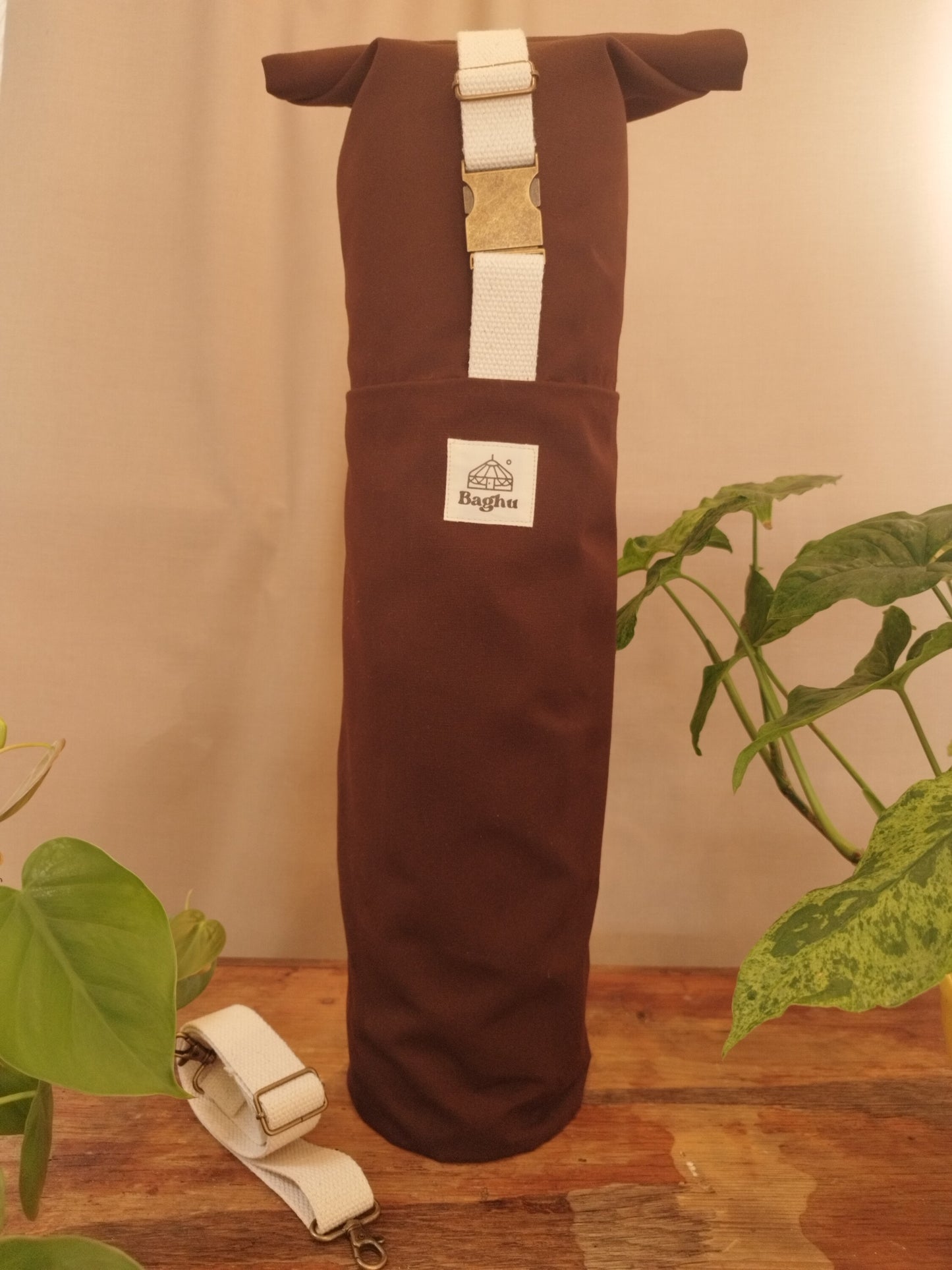 ASANA - sac pour matelas de yoga - Baghu - Sac artisanal belge  - recyclé - housse