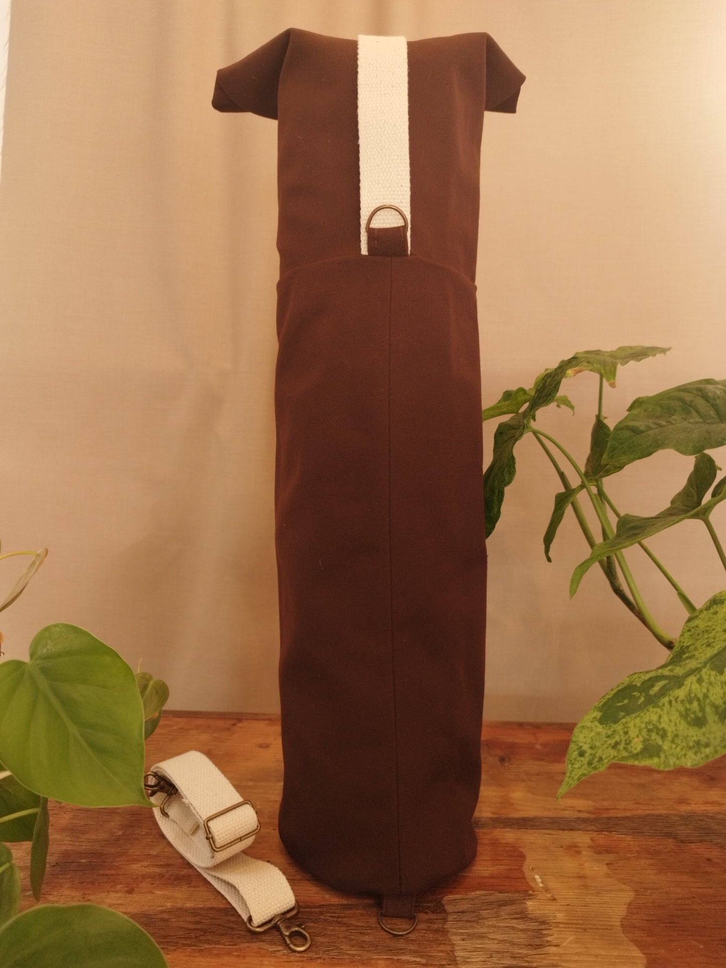 ASANA - sac pour matelas de yoga - Baghu - Sac artisanal belge  - recyclé - housse