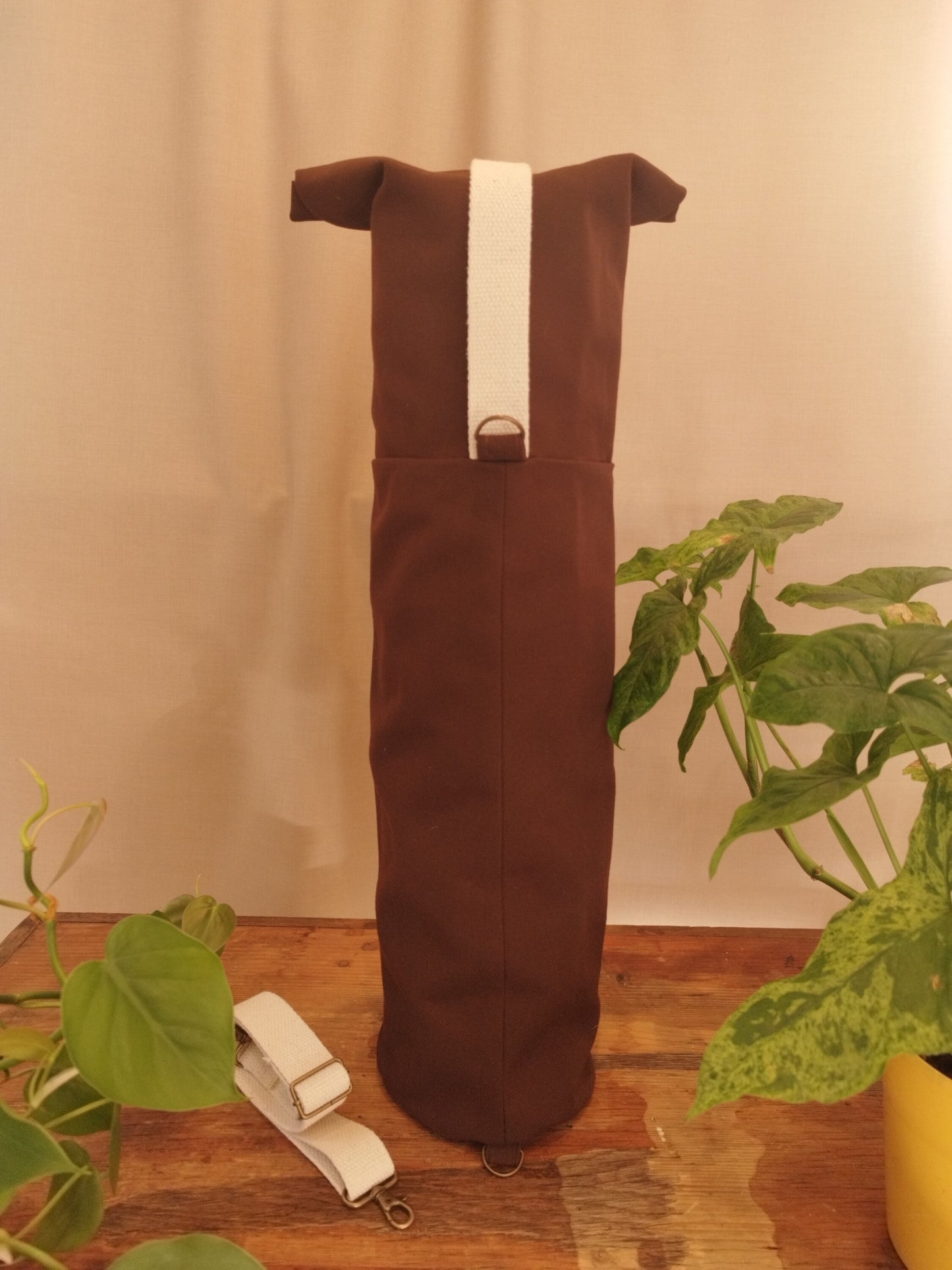 ASANA - sac pour matelas de yoga - Baghu - Sac artisanal belge  - recyclé - housse