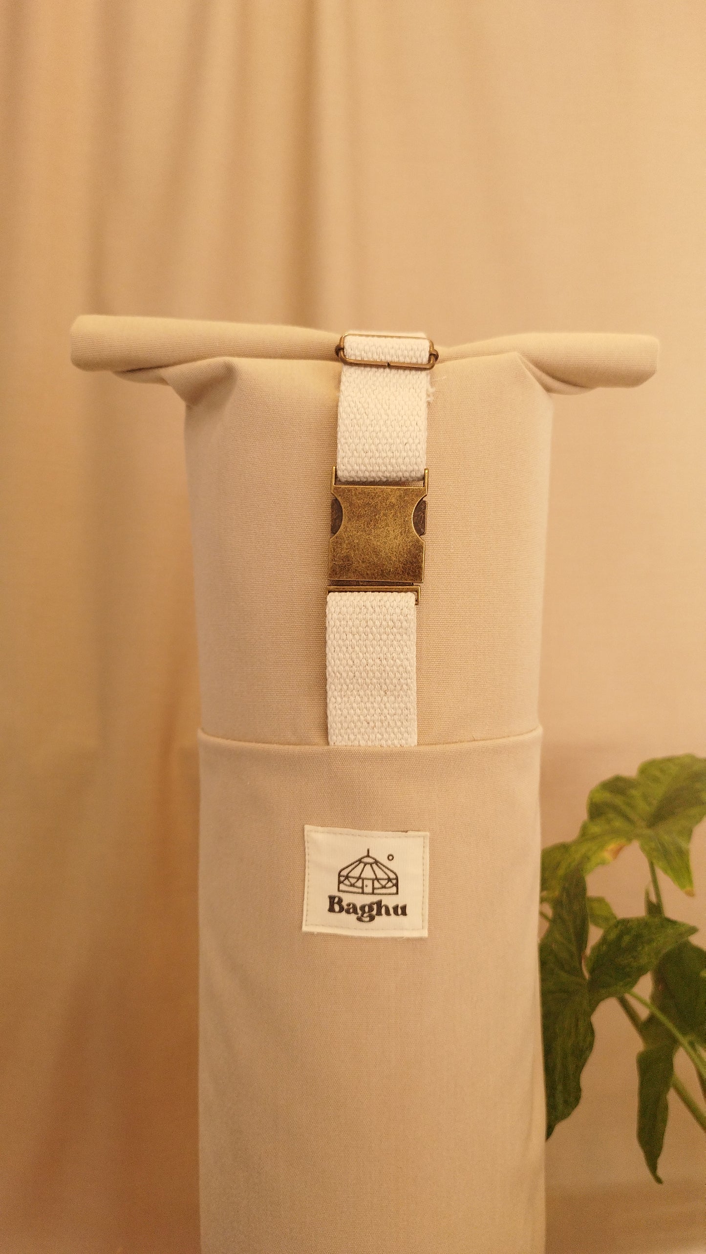 ASANA - sac pour matelas de yoga - Baghu - Sac artisanal belge  - recyclé - housse