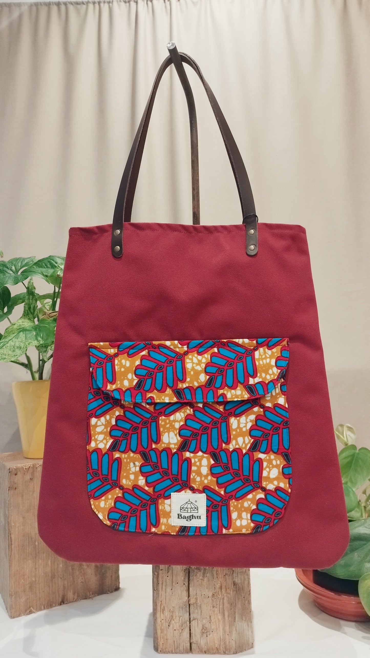 COMPAGNON - Sac du quotidien - Baghu - Sac artisanal belge -  ethnique - durable - recyclé - upcyclé - fait en Belgique