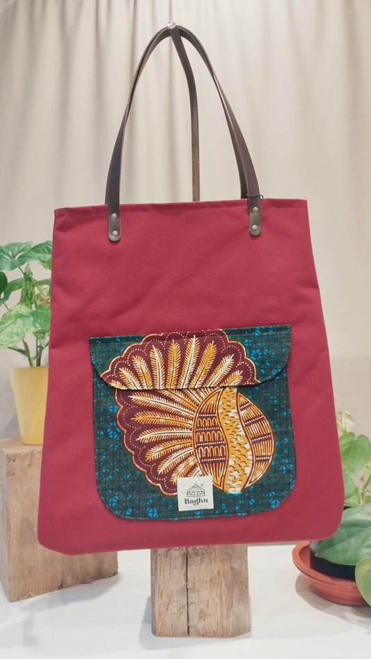 COMPAGNON - Sac du quotidien - Baghu - Sac artisanal belge -  ethnique - durable - recyclé - upcyclé - fait en Belgique