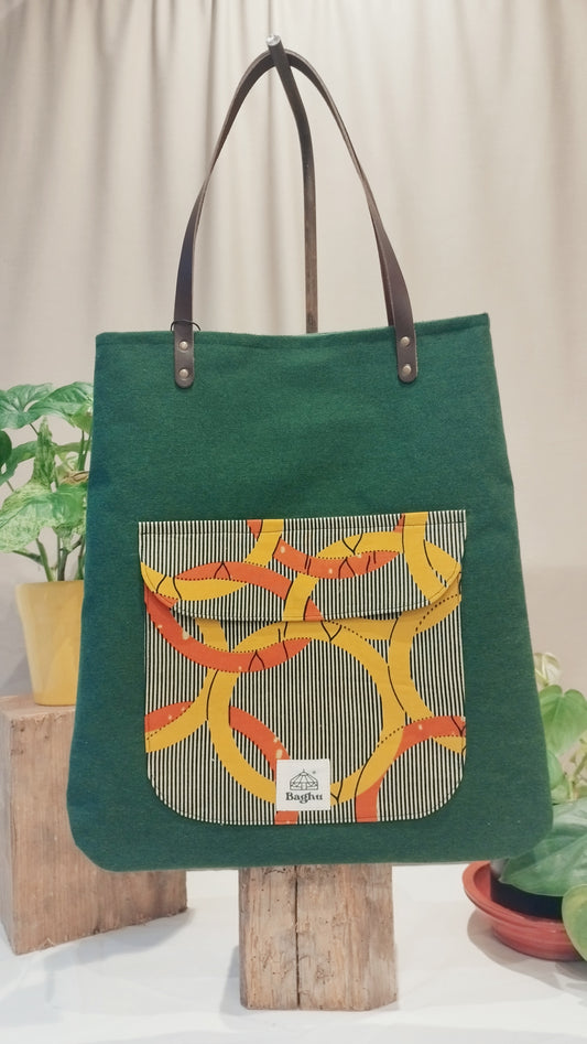 COMPAGNON - Sac du quotidien - Baghu - Sac artisanal belge -  ethnique - durable - recyclé - upcyclé - fait en Belgique