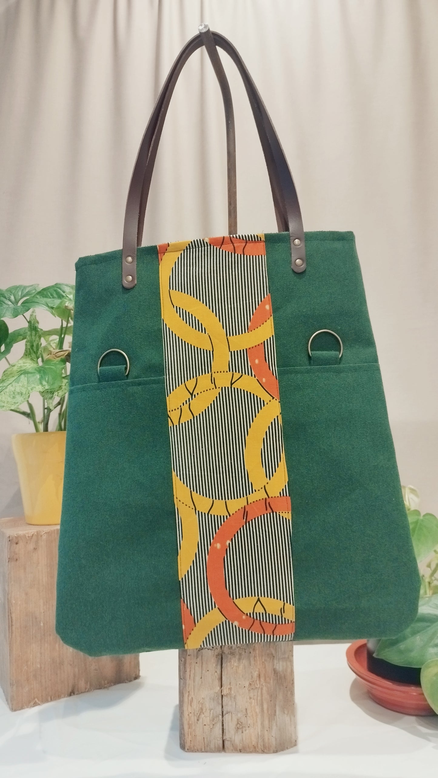 COMPAGNON - Sac du quotidien - Baghu - Sac artisanal belge -  ethnique - durable - recyclé - upcyclé - fait en Belgique