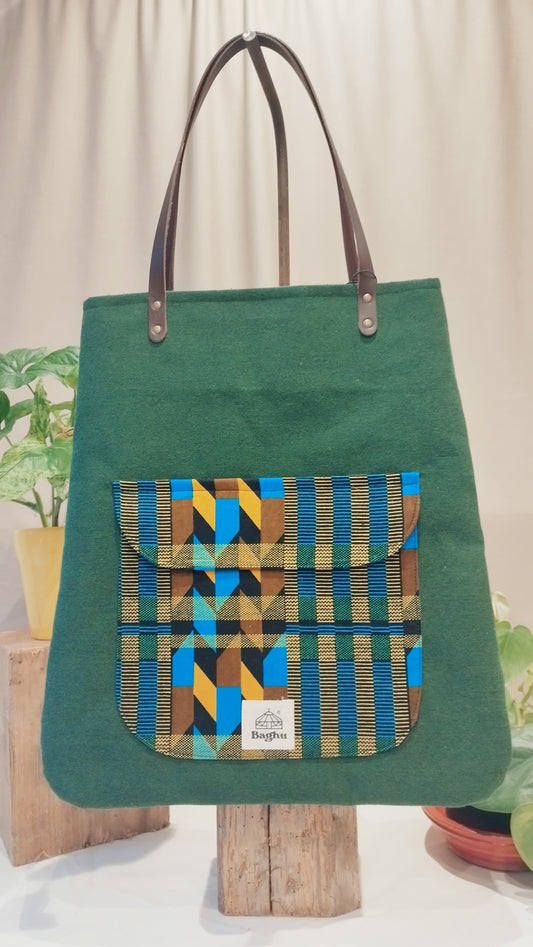 COMPAGNON - Sac du quotidien - Baghu - Sac artisanal belge -  ethnique - durable - recyclé - upcyclé - fait en Belgique