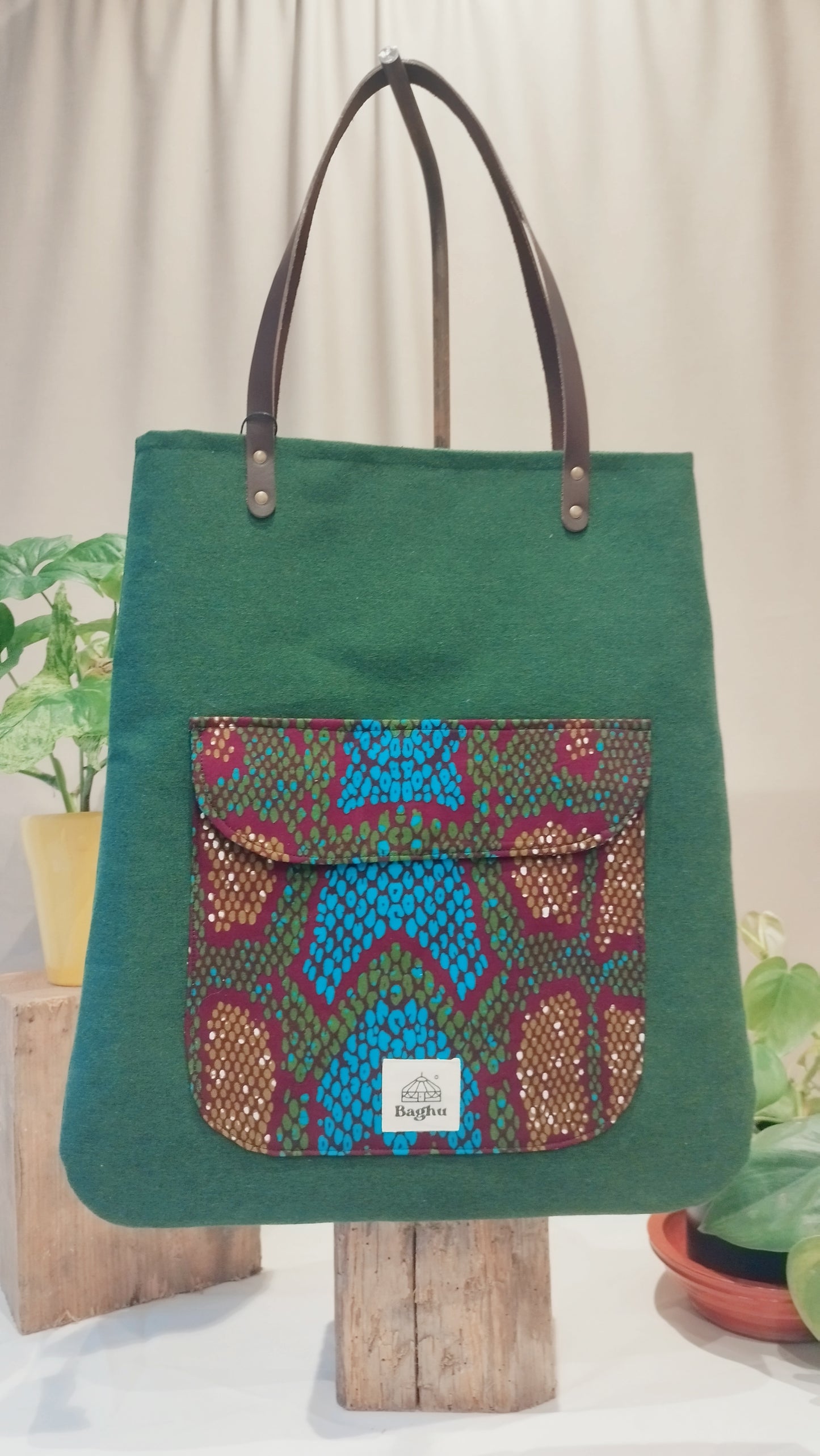 COMPAGNON - Sac du quotidien - Baghu - Sac artisanal belge -  ethnique - durable - recyclé - upcyclé - fait en Belgique