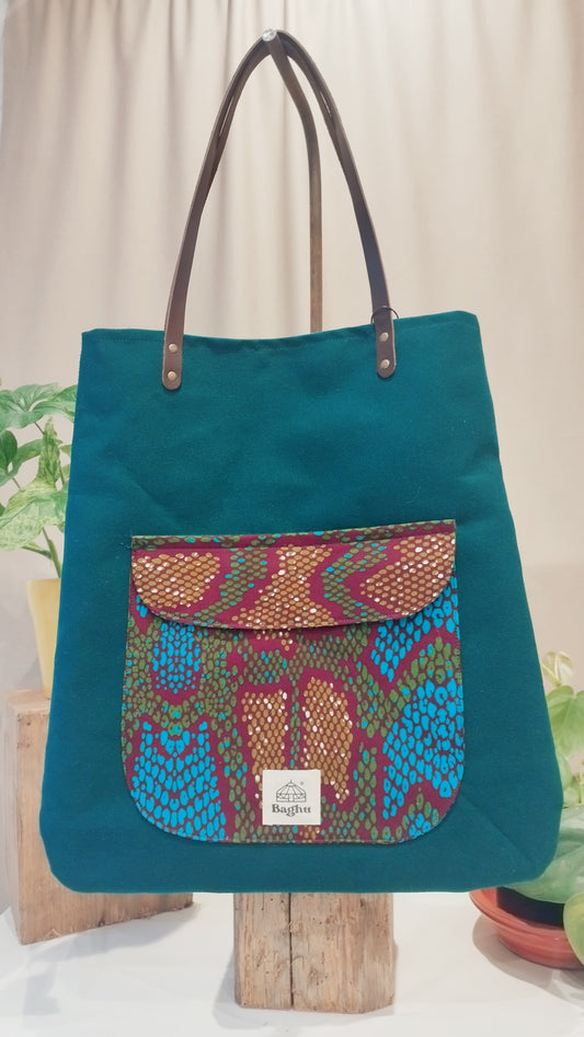 COMPAGNON - Sac du quotidien - Baghu - Sac artisanal belge -  ethnique - durable - recyclé - upcyclé - fait en Belgique