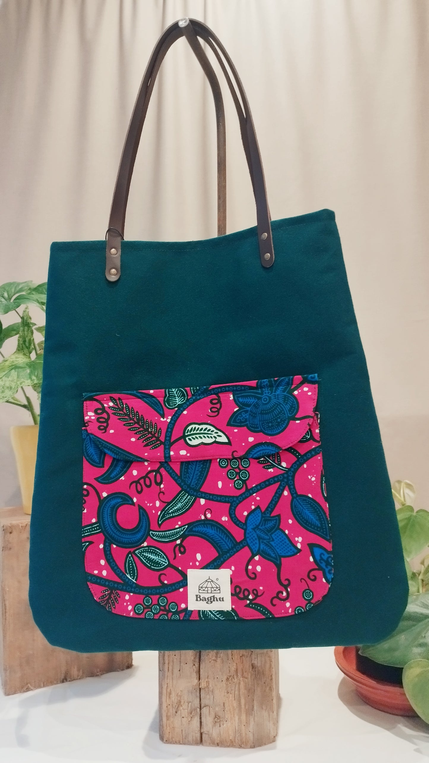 COMPAGNON - Sac du quotidien - Baghu - Sac artisanal belge -  ethnique - durable - recyclé - upcyclé - fait en Belgique