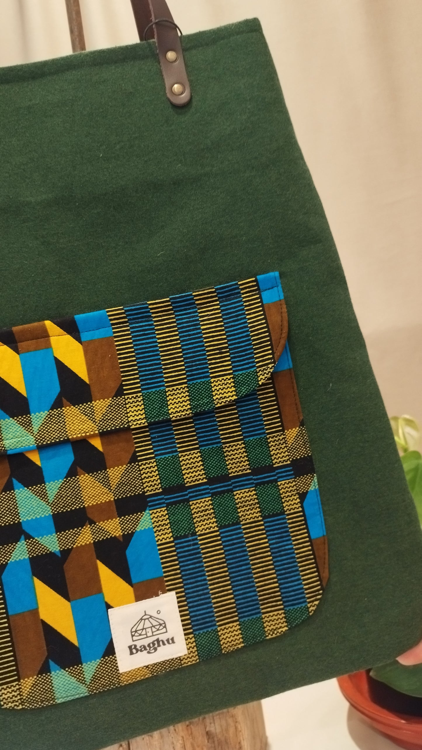 COMPAGNON - Sac du quotidien - Baghu - Sac artisanal belge -  ethnique - durable - recyclé - upcyclé - fait en Belgique