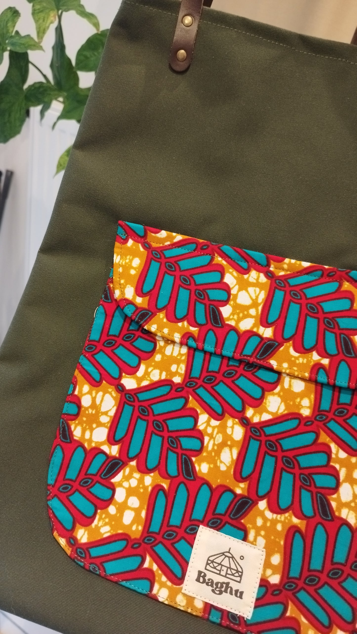 COMPAGNON - Sac du quotidien - Baghu - Sac artisanal belge -  ethnique - durable - recyclé - upcyclé - fait en Belgique