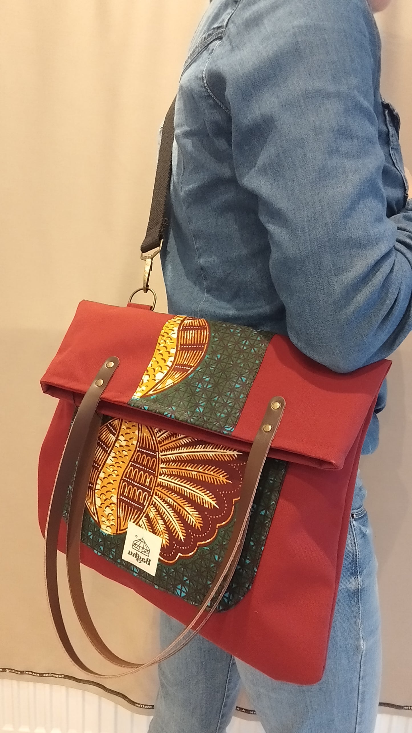 COMPAGNON - Sac du quotidien - Baghu - Sac artisanal belge -  ethnique - durable - recyclé - upcyclé - fait en Belgique