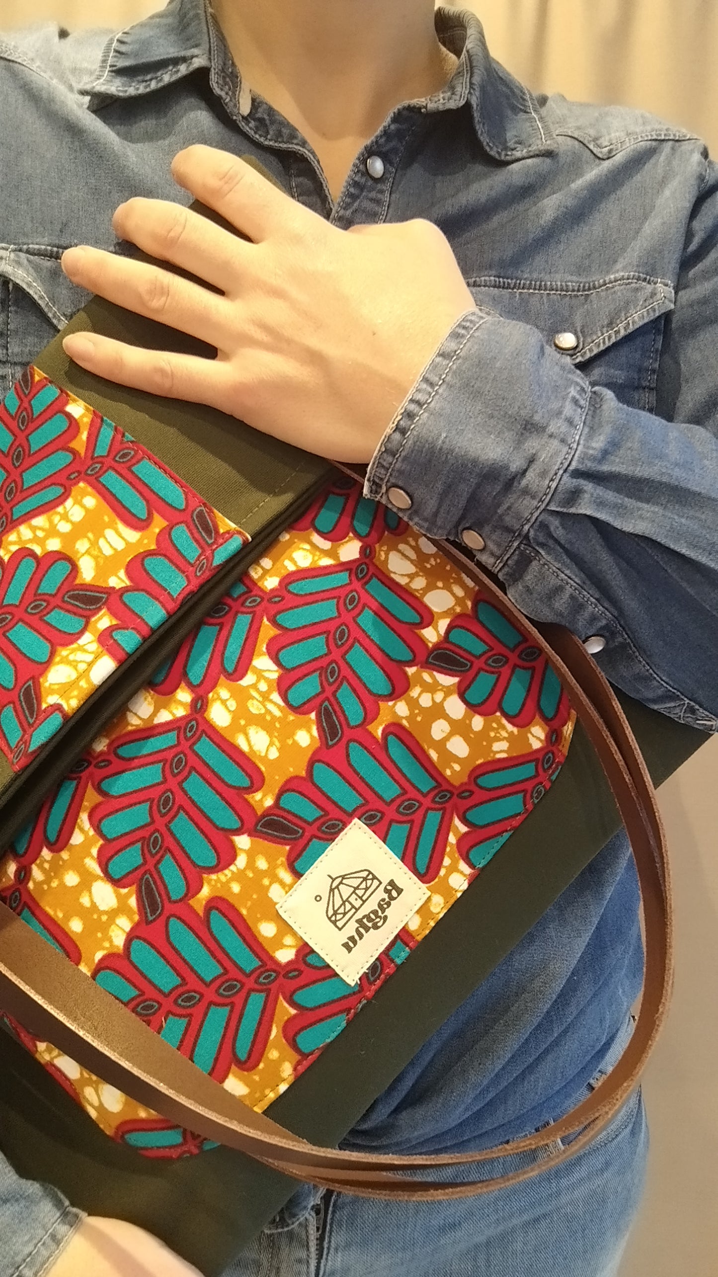 COMPAGNON - Sac du quotidien - Baghu - Sac artisanal belge -  ethnique - durable - recyclé - upcyclé - fait en Belgique