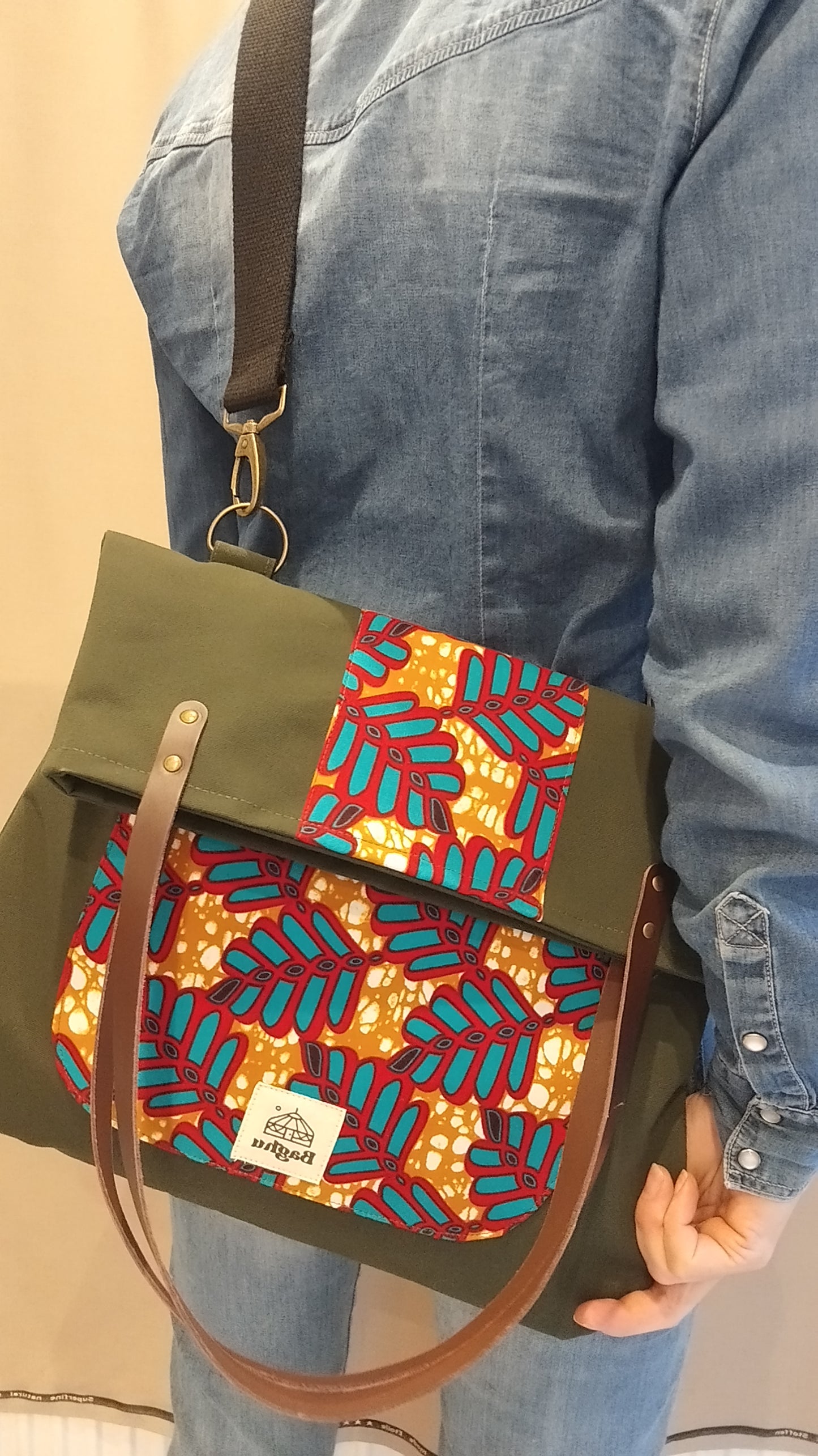 COMPAGNON - Sac du quotidien - Baghu - Sac artisanal belge -  ethnique - durable - recyclé - upcyclé - fait en Belgique