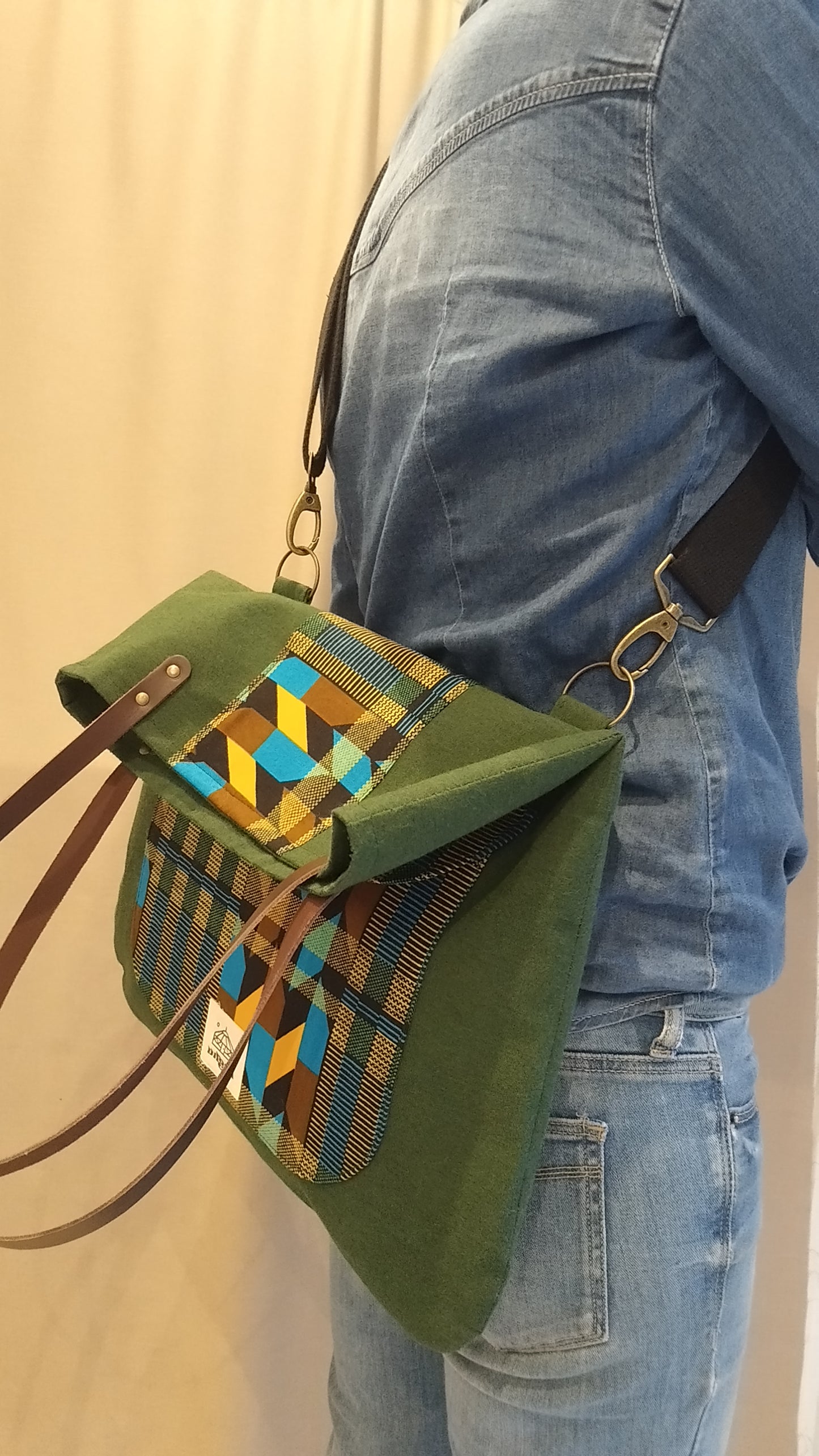 COMPAGNON - Sac du quotidien - Baghu - Sac artisanal belge -  ethnique - durable - recyclé - upcyclé - fait en Belgique