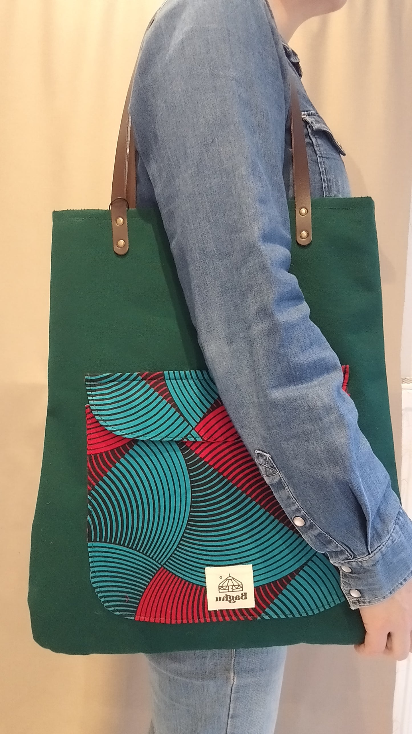 COMPAGNON - Sac du quotidien - Baghu - Sac artisanal belge -  ethnique - durable - recyclé - upcyclé - fait en Belgique