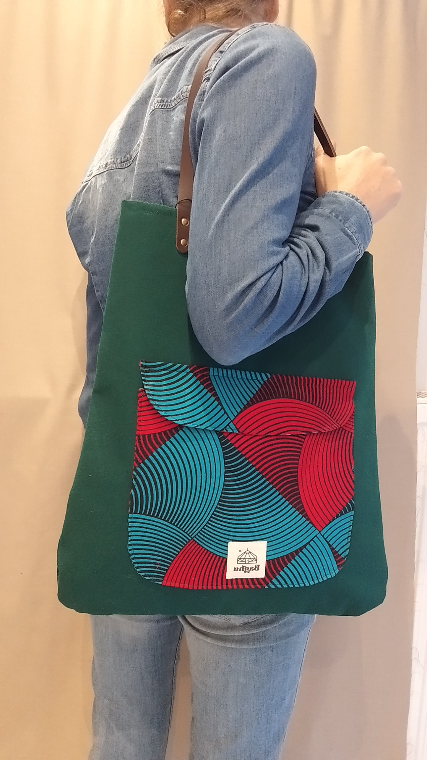 COMPAGNON - Sac du quotidien - Baghu - Sac artisanal belge -  ethnique - durable - recyclé - upcyclé - fait en Belgique