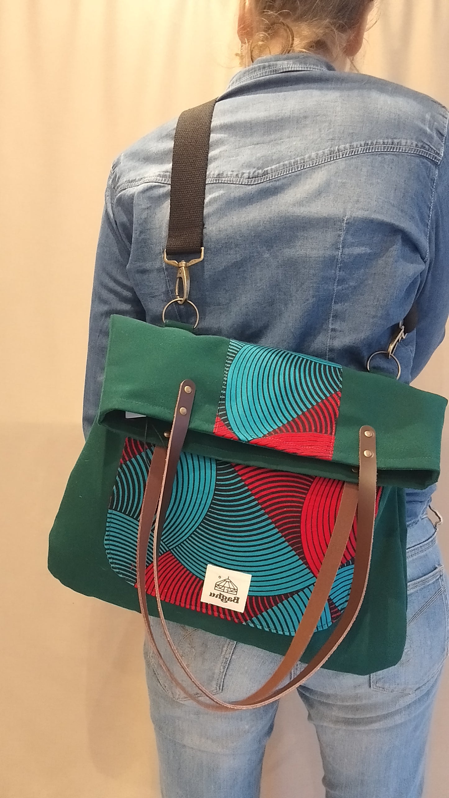 COMPAGNON - Sac du quotidien - Baghu - Sac artisanal belge -  ethnique - durable - recyclé - upcyclé - fait en Belgique