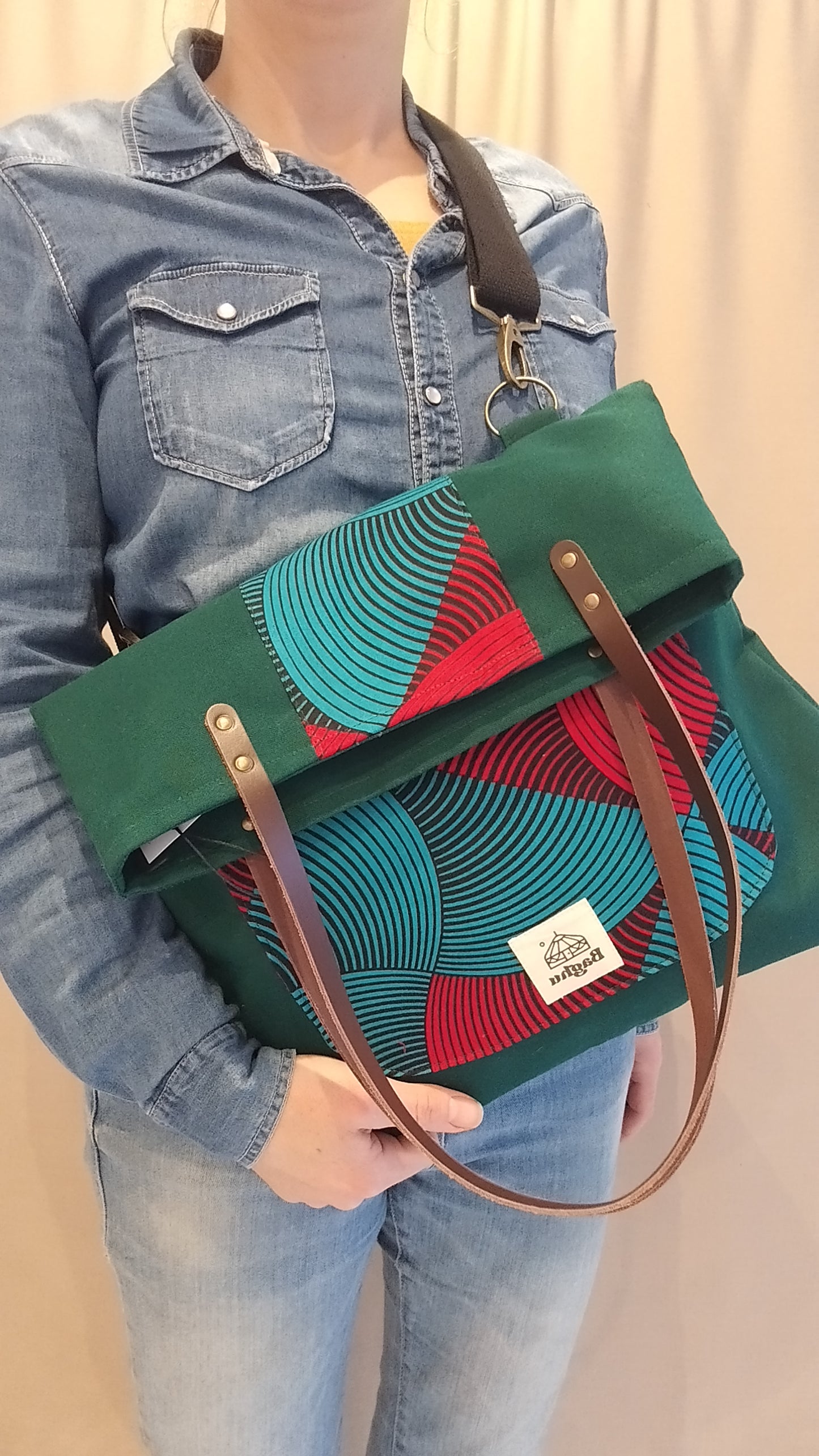 COMPAGNON - Sac du quotidien - Baghu - Sac artisanal belge -  ethnique - durable - recyclé - upcyclé - fait en Belgique