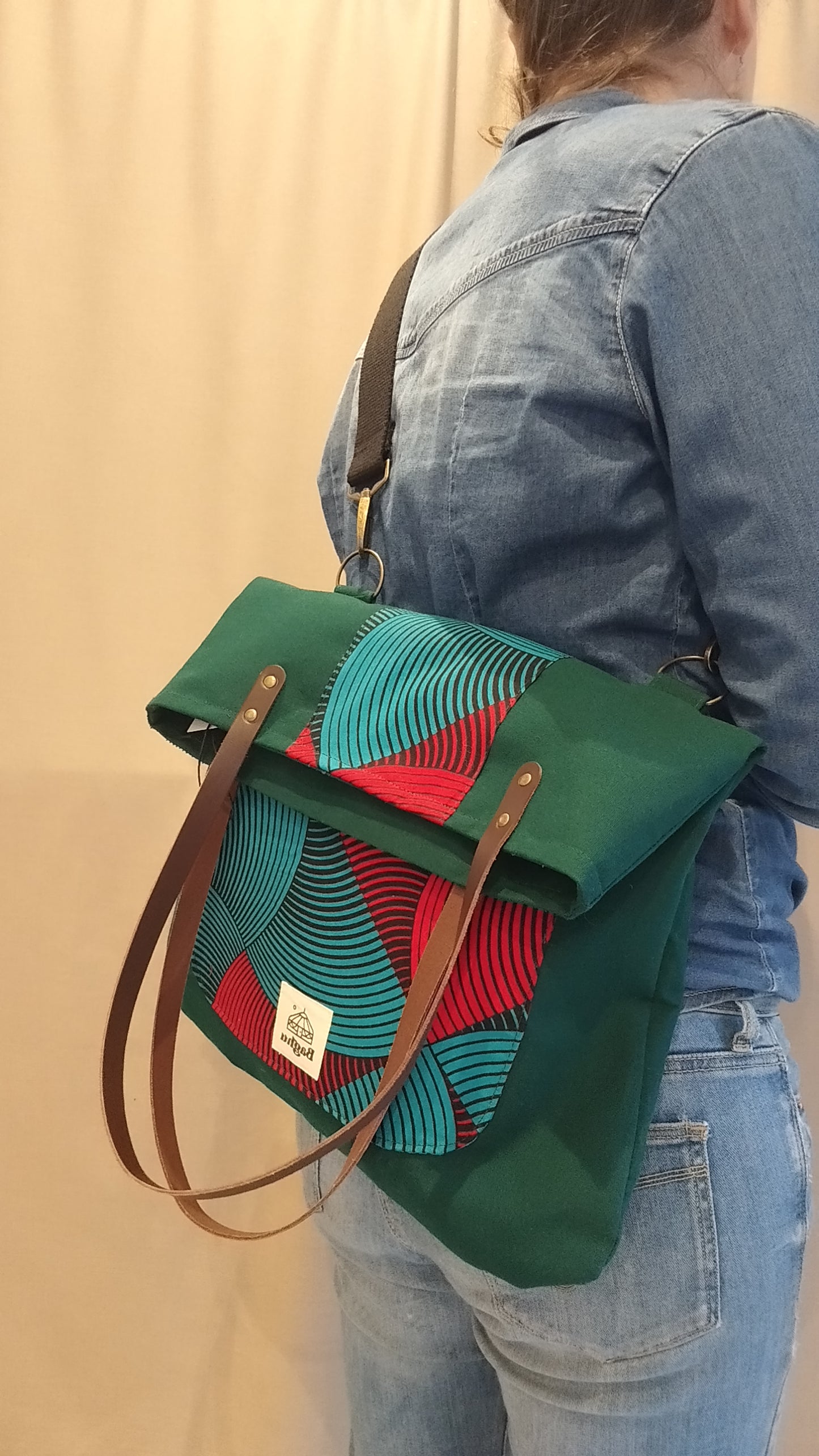 COMPAGNON - Sac du quotidien - Baghu - Sac artisanal belge -  ethnique - durable - recyclé - upcyclé - fait en Belgique
