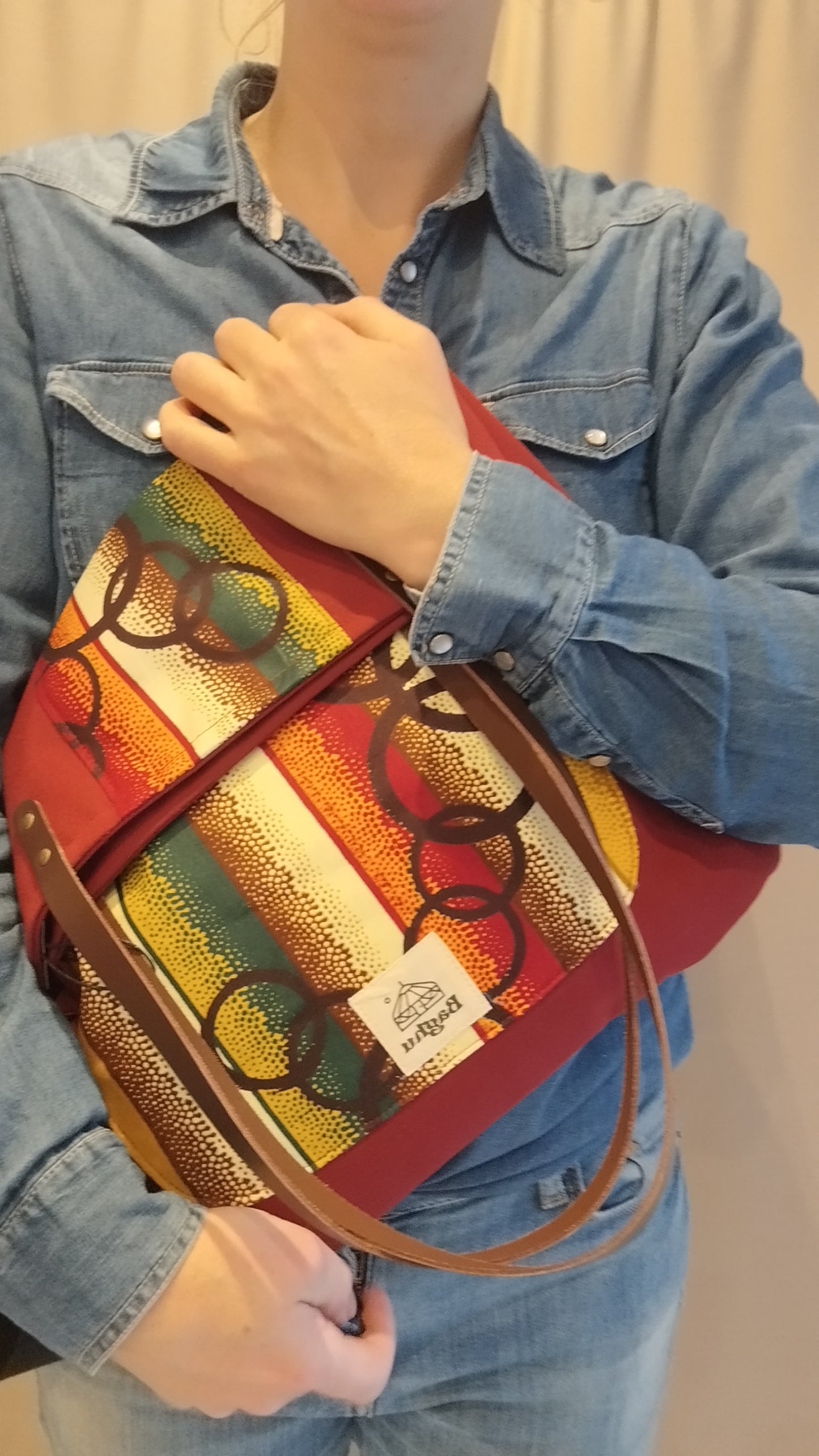 COMPAGNON - Sac du quotidien - Baghu - Sac artisanal belge -  ethnique - durable - recyclé - upcyclé - fait en Belgique