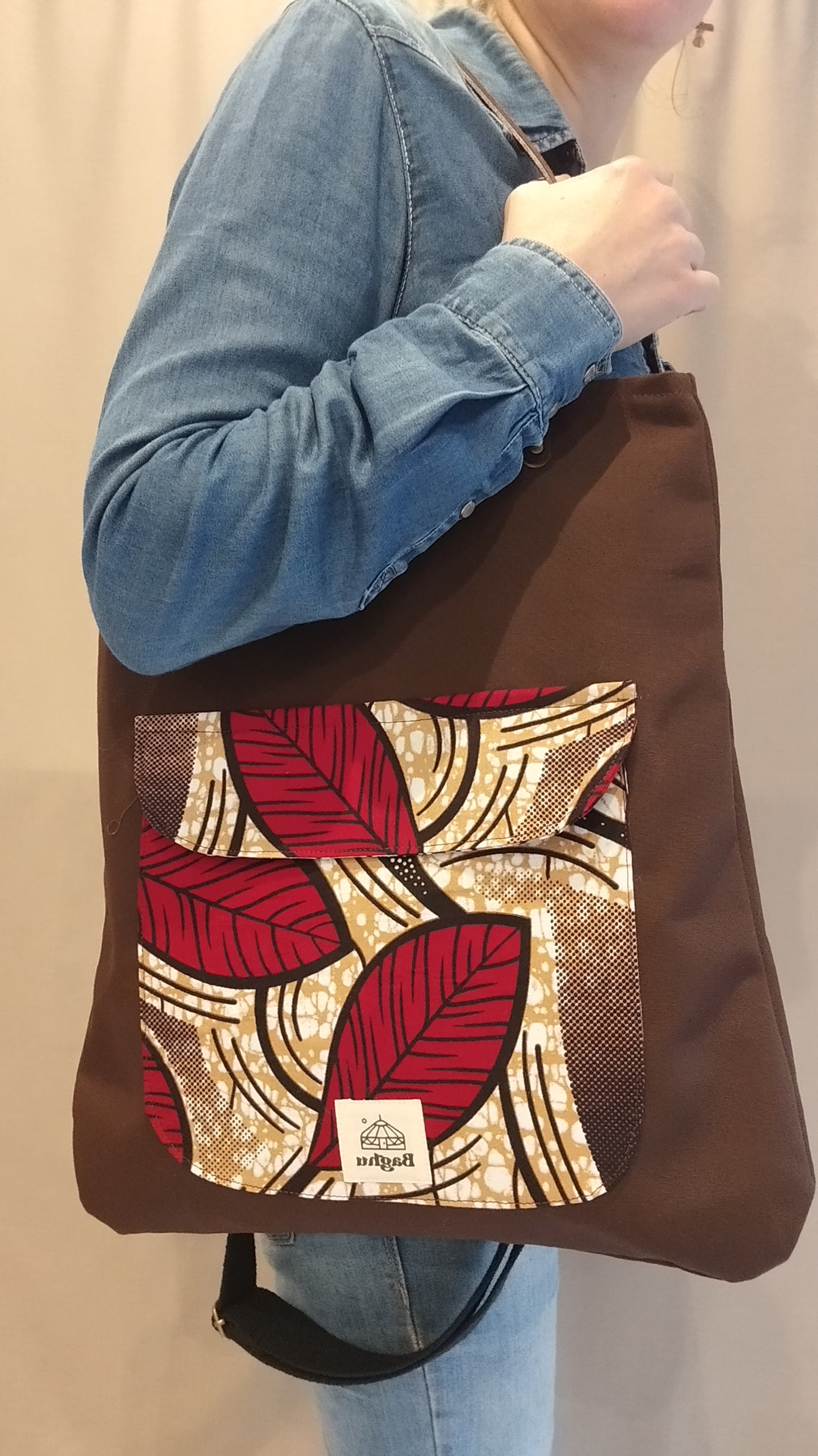 COMPAGNON - Sac du quotidien - Baghu - Sac artisanal belge -  ethnique - durable - recyclé - upcyclé - fait en Belgique