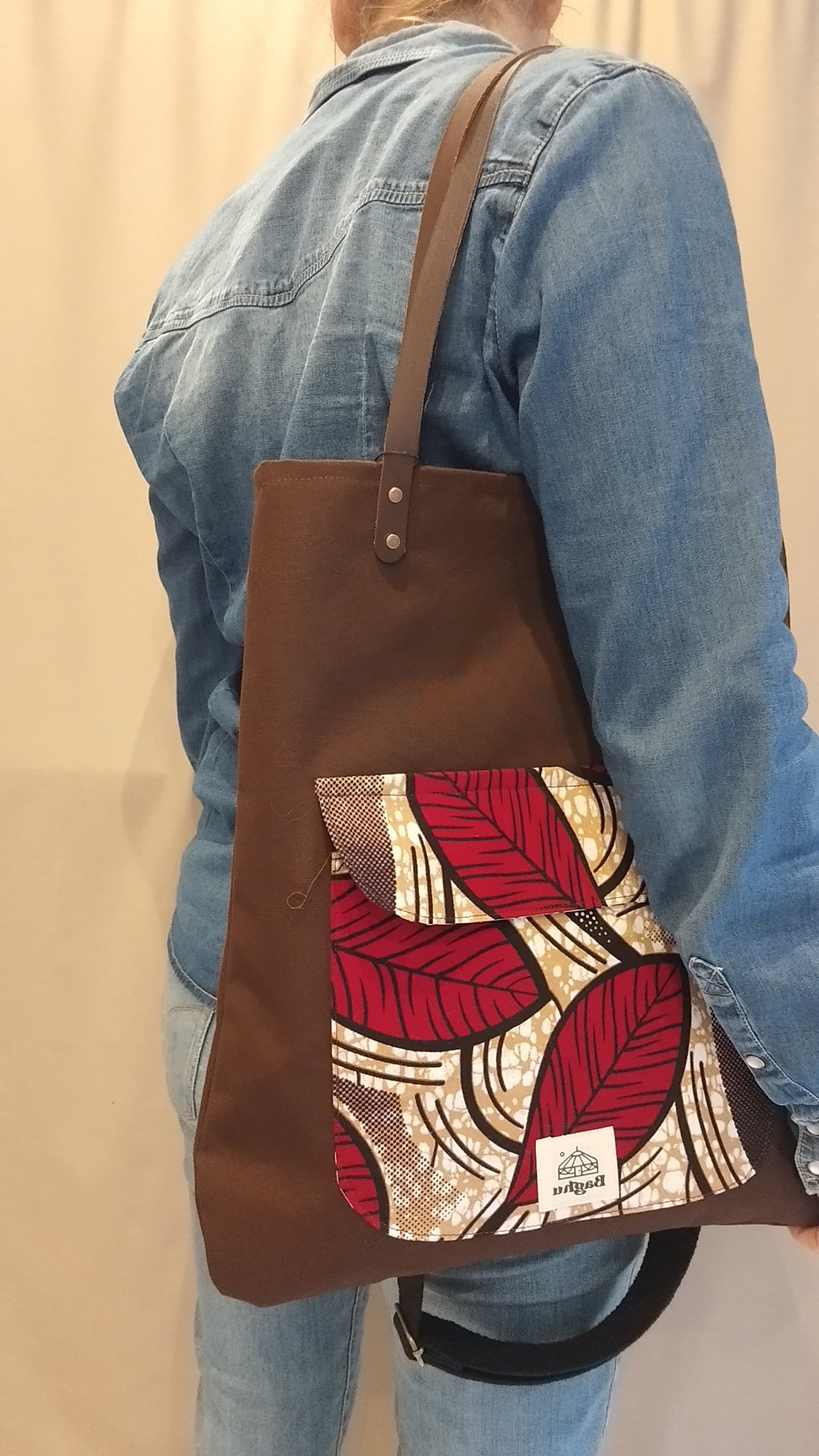 COMPAGNON - Sac du quotidien - Baghu - Sac artisanal belge -  ethnique - durable - recyclé - upcyclé - fait en Belgique