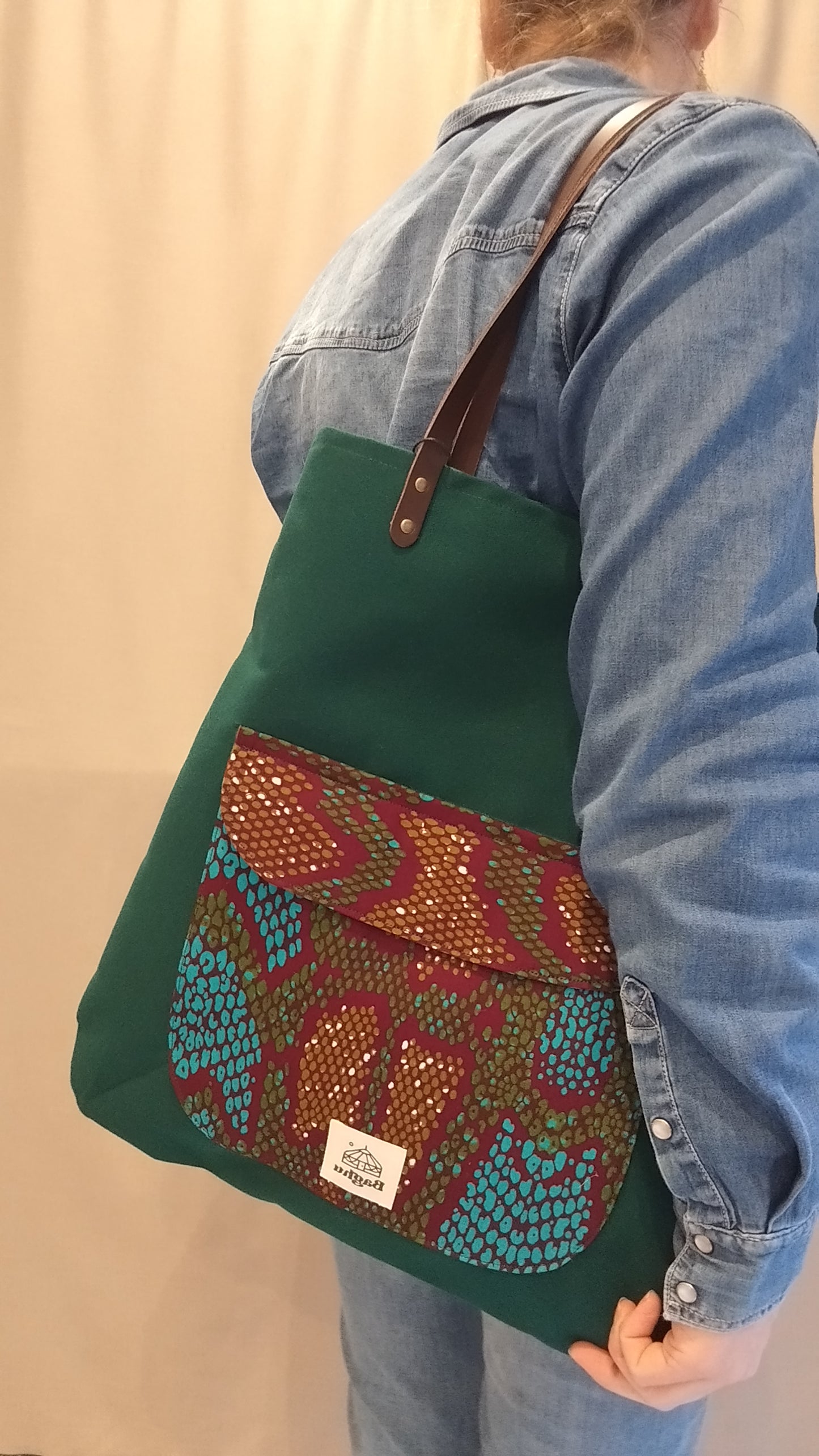 COMPAGNON - Sac du quotidien - Baghu - Sac artisanal belge -  ethnique - durable - recyclé - upcyclé - fait en Belgique