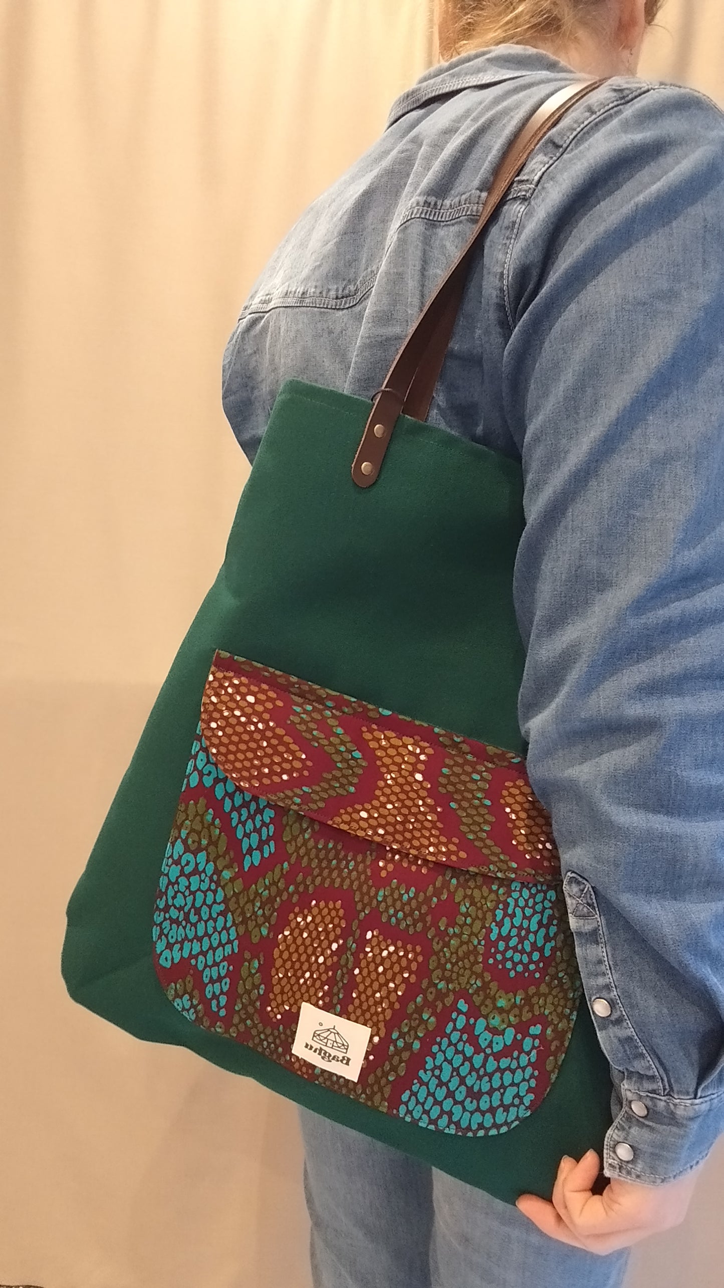 COMPAGNON - Sac du quotidien - Baghu - Sac artisanal belge -  ethnique - durable - recyclé - upcyclé - fait en Belgique