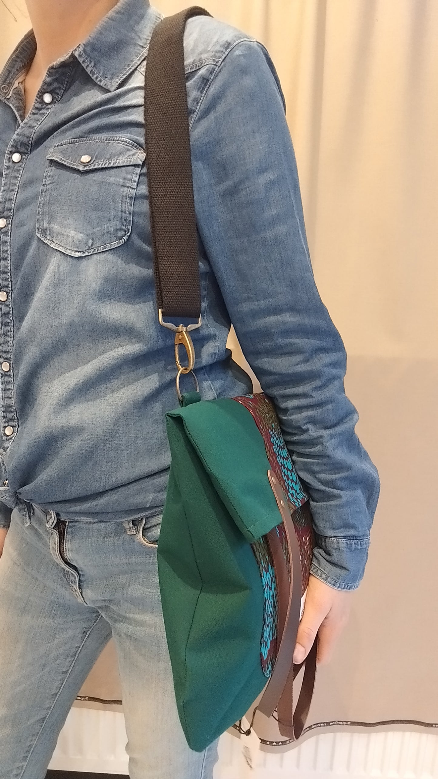 COMPAGNON - Sac du quotidien - Baghu - Sac artisanal belge -  ethnique - durable - recyclé - upcyclé - fait en Belgique