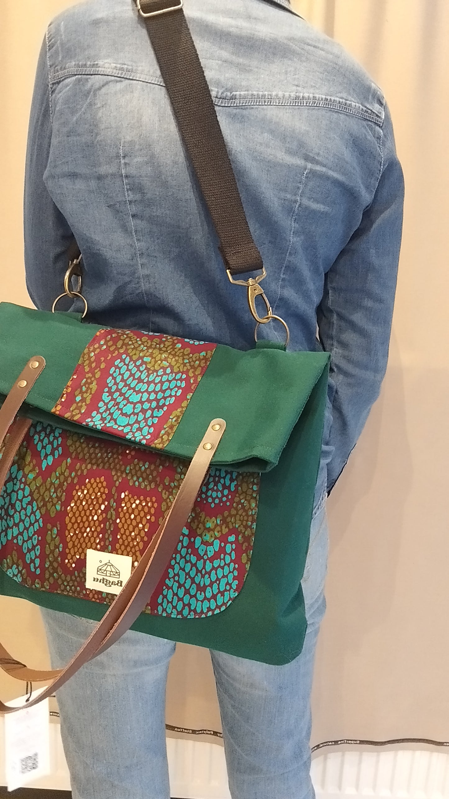 COMPAGNON - Sac du quotidien - Baghu - Sac artisanal belge -  ethnique - durable - recyclé - upcyclé - fait en Belgique