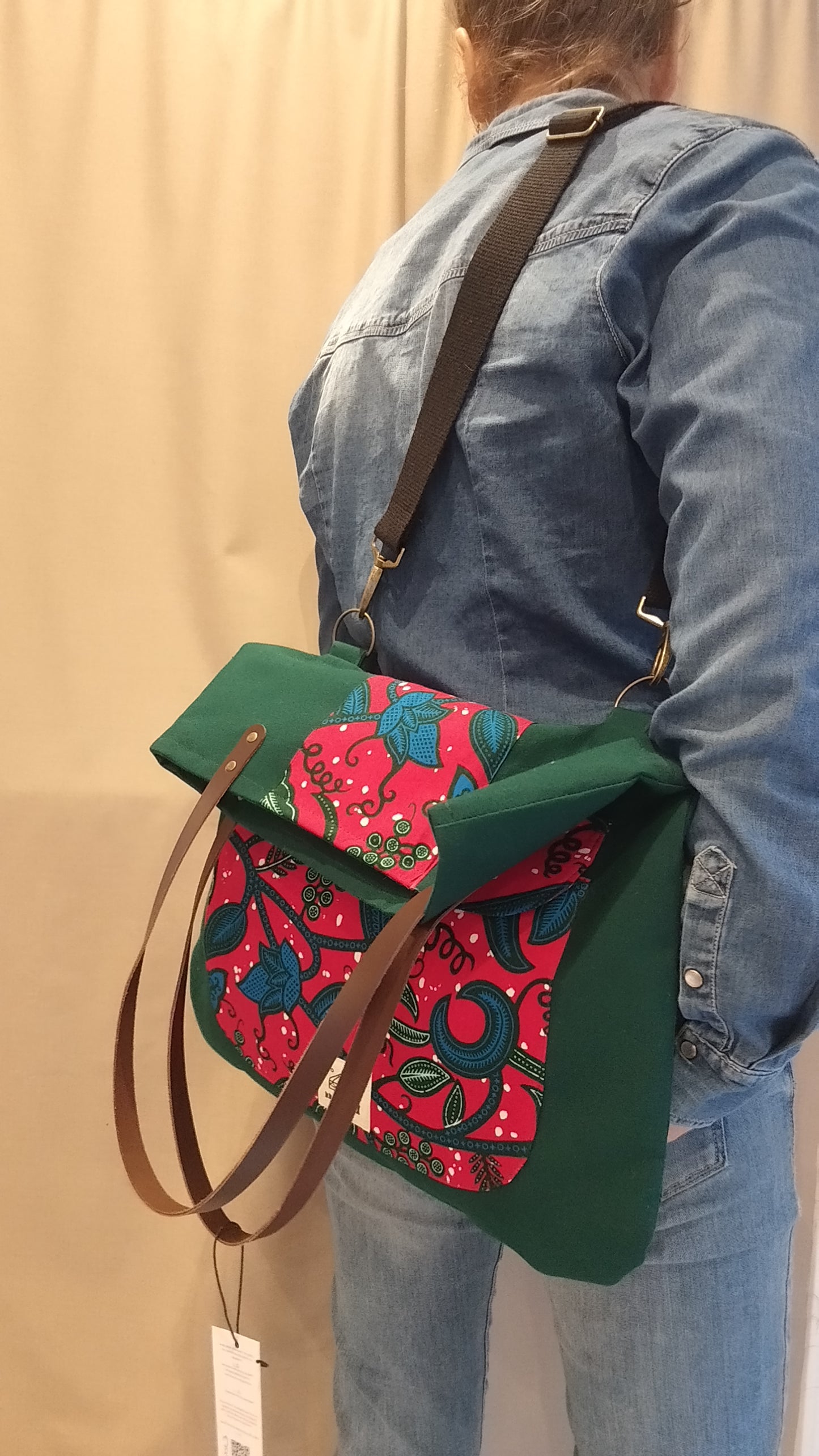 COMPAGNON - Sac du quotidien - Baghu - Sac artisanal belge -  ethnique - durable - recyclé - upcyclé - fait en Belgique