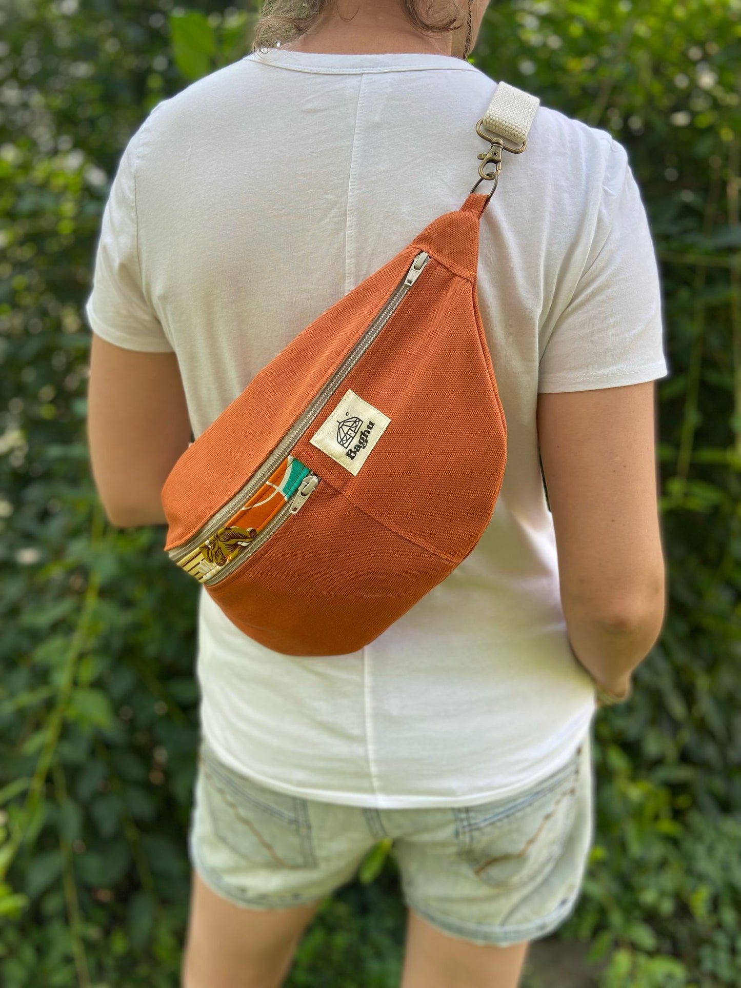 NOMADE - le sac banane XXL - Baghu - Sac artisanal belge Ethnique