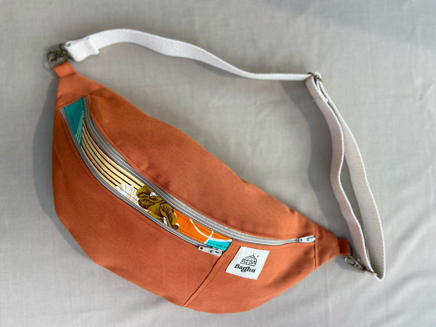 NOMADE - le sac banane XXL - Baghu - Sac artisanal belge Ethnique