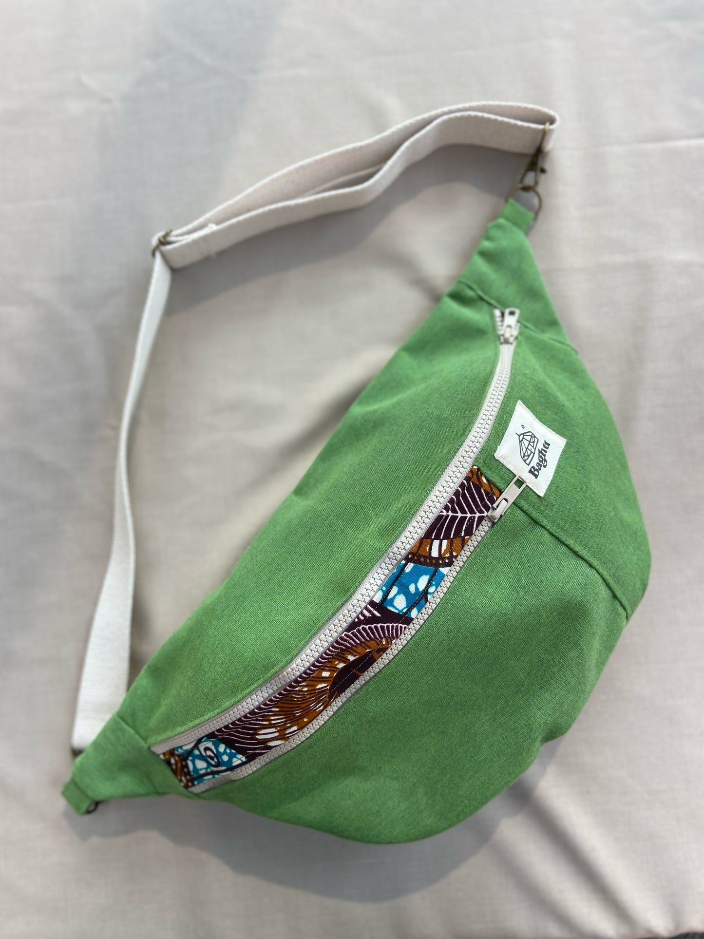 NOMADE - le sac banane XXL - Baghu - Sac artisanal belge Ethnique