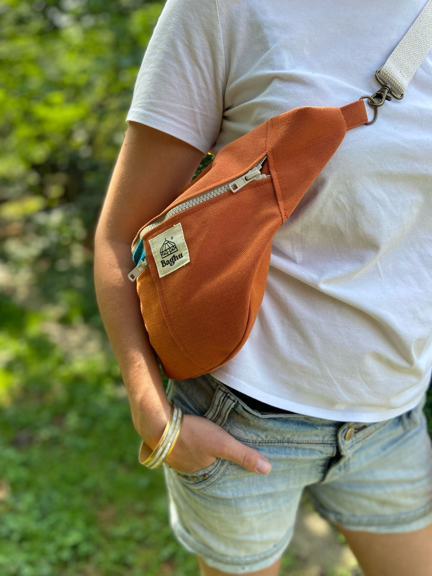 NOMADE - le sac banane XXL - Baghu - Sac artisanal belge Ethnique