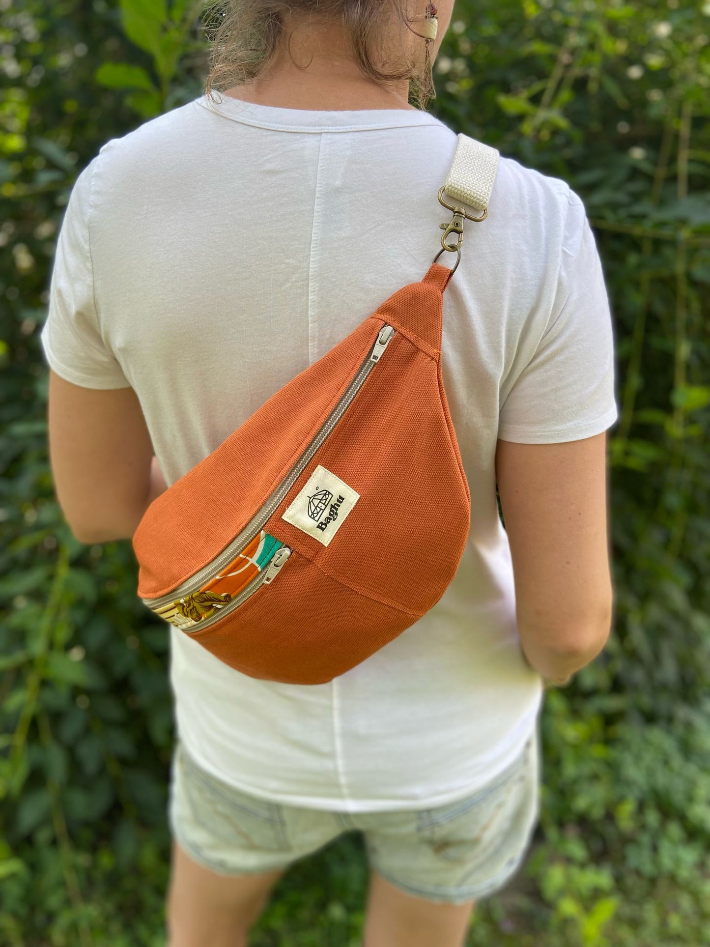 NOMADE - le sac banane XXL - Baghu - Sac artisanal belge Ethnique