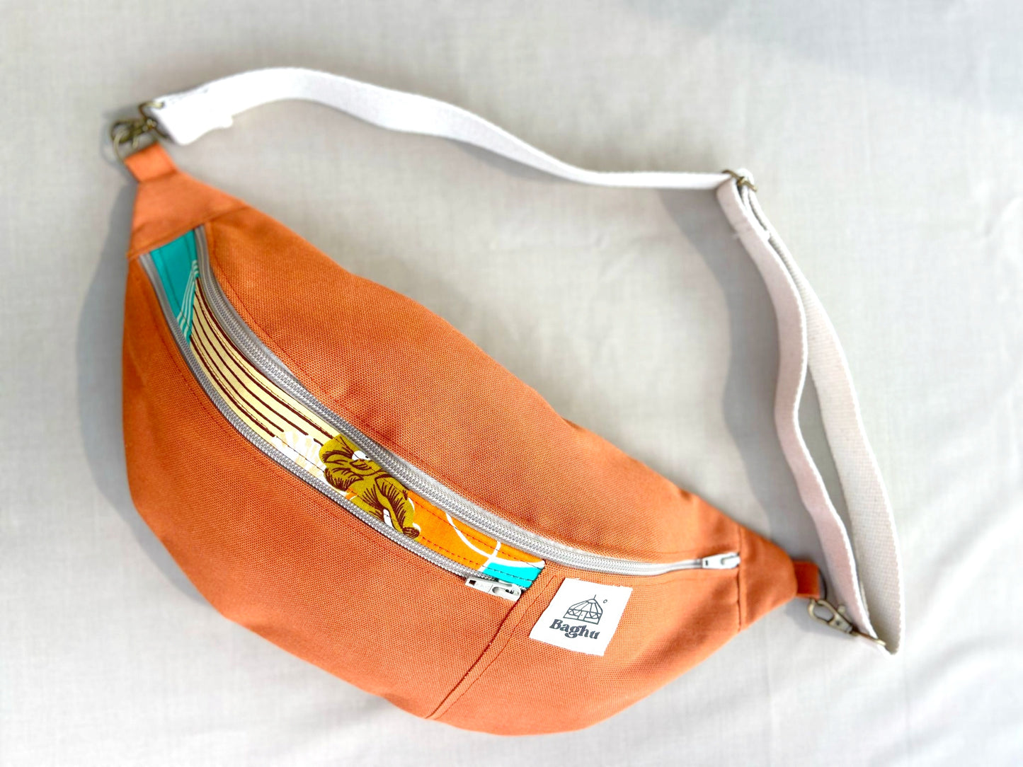 NOMADE - le sac banane XXL - Baghu - Sac artisanal belge Ethnique