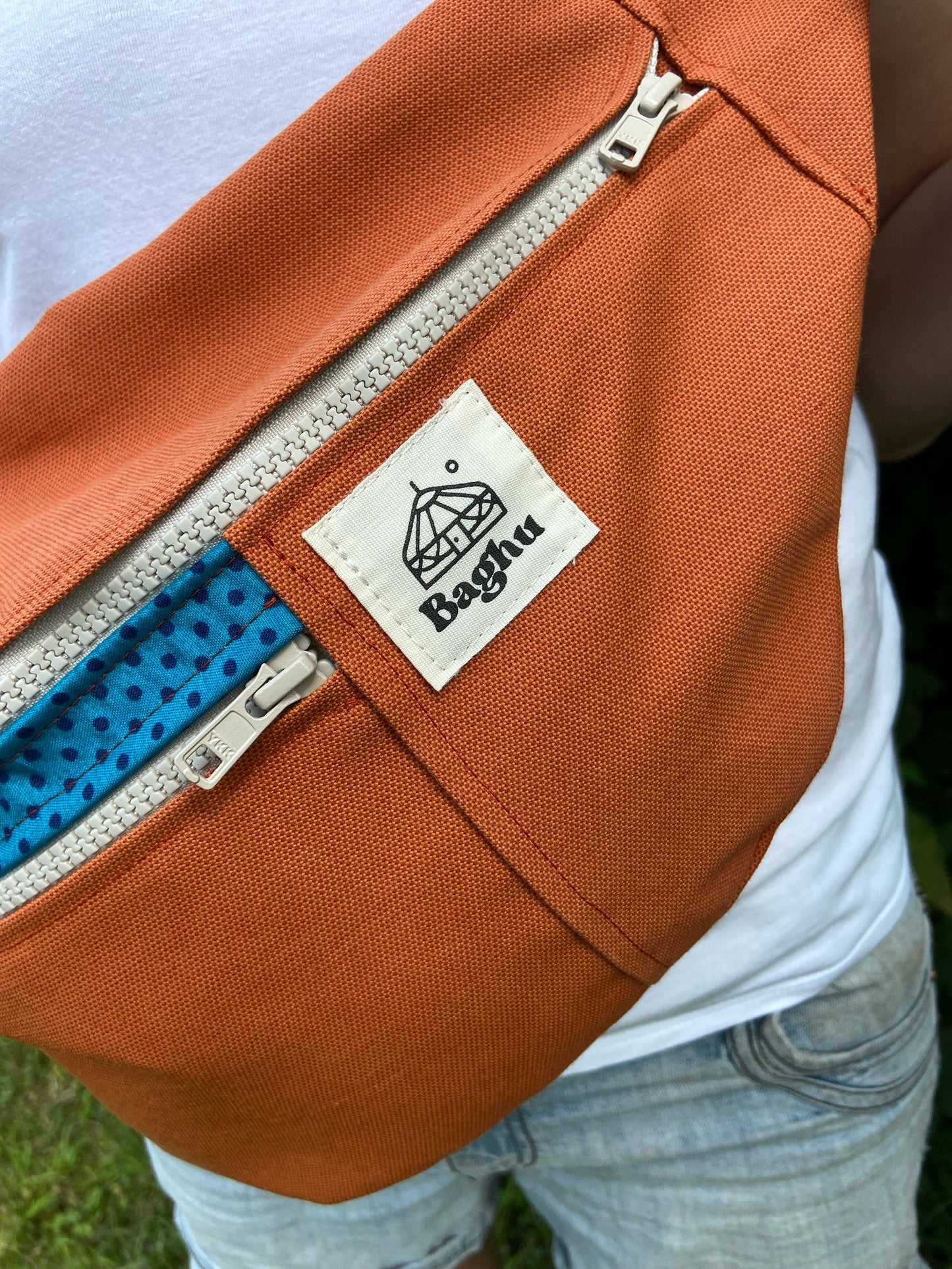 NOMADE - le sac banane XXL - Baghu - Sac artisanal belge Ethnique